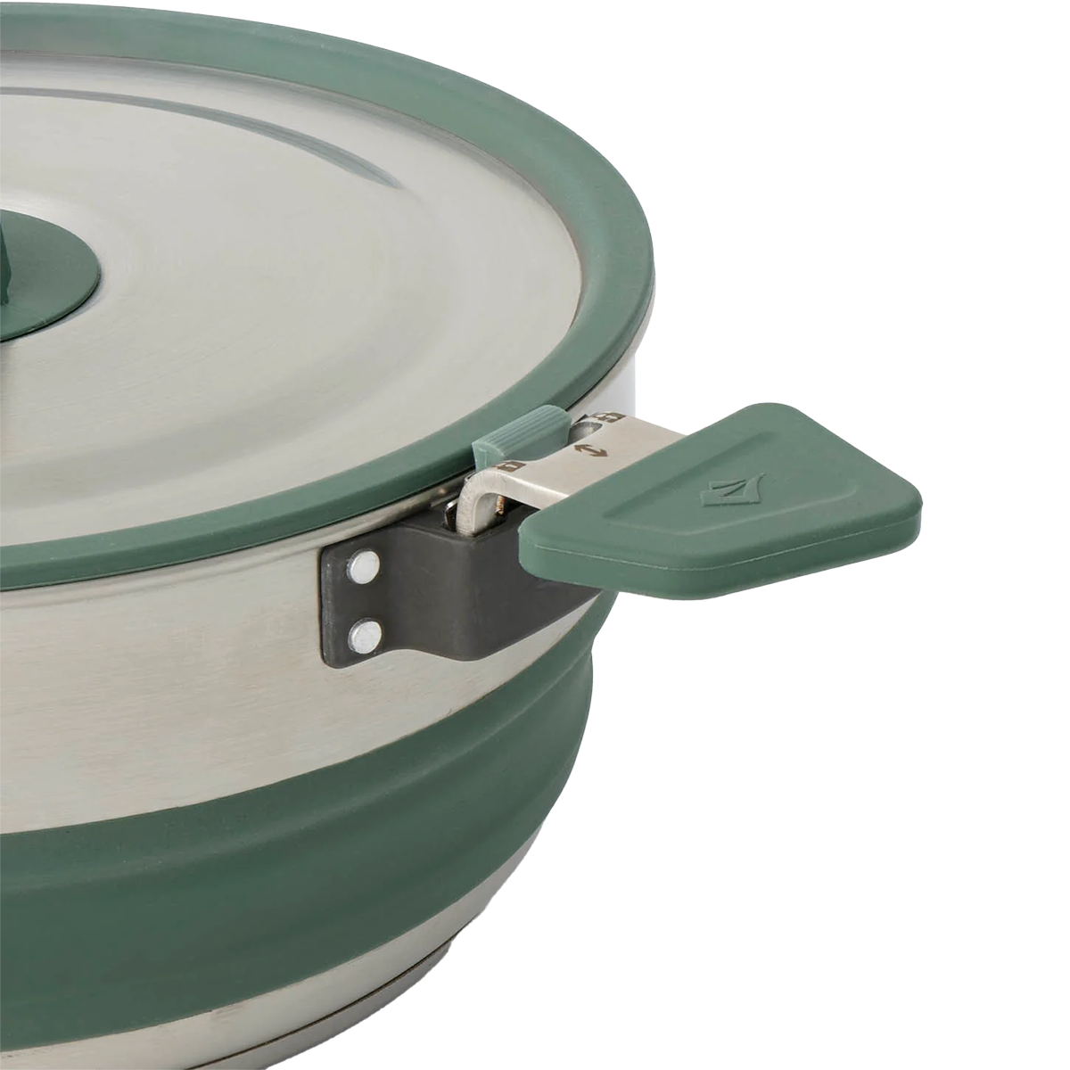 Detour Stainless Steel Collapsible Pot 3L - Portable Camping Cookware for Backpacking, Hiking & Outdoor Adventures