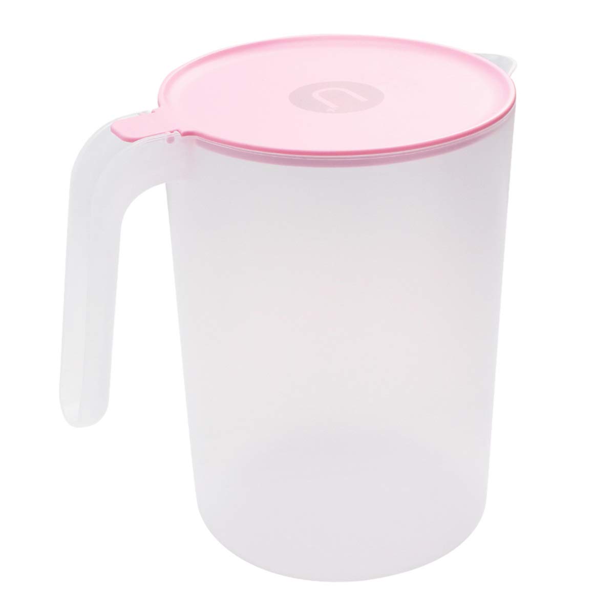 Hemoton 1pc Glass Pitcher with Lid - 64oz Black Cold Water Pitcher for Coffee, Juice & Beverages | BPA-Free Drink Dispenser for Refrigerator, Parties & Home Use