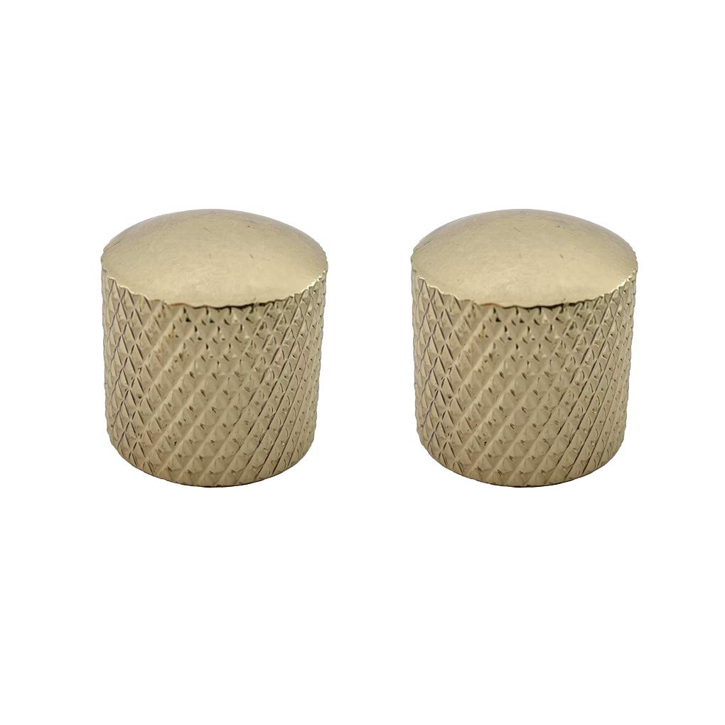 Premium IKN Bass Guitar Knobs - Golden Tone Volume Control Knobs for Electric & Bass Guitars (Pack of 2) - Perfect for Stage Performances & Home Studio Recording