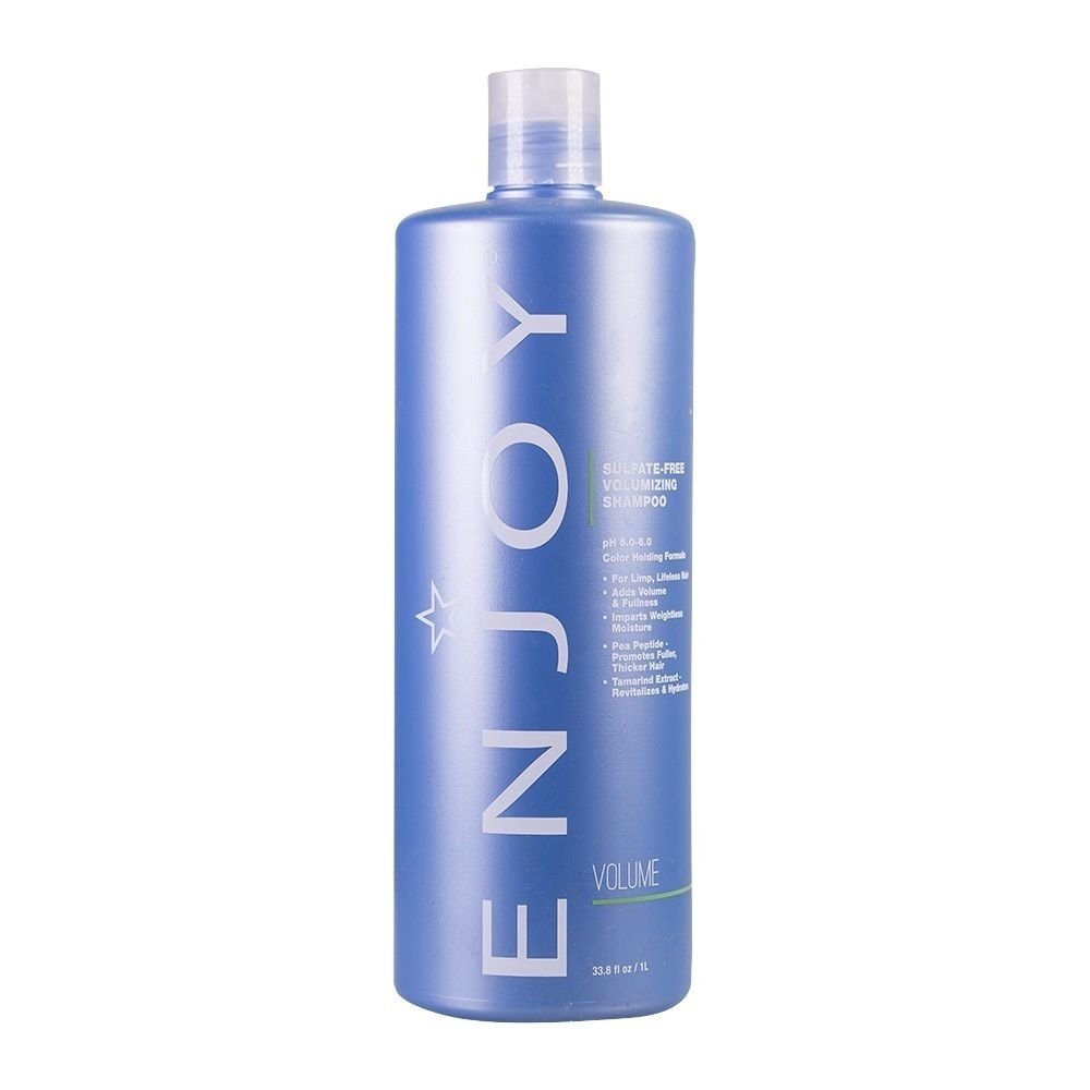 Enjoy Hair Care Volumizing Conditioner for Damaged & Curly Hair - Sulfate Free, Gluten Free, Paraben Free - 33 Fl Oz | Deep Hydration & Repair for Dry, Frizzy Hair - Perfect for Daily Use & Salon-Quality Results