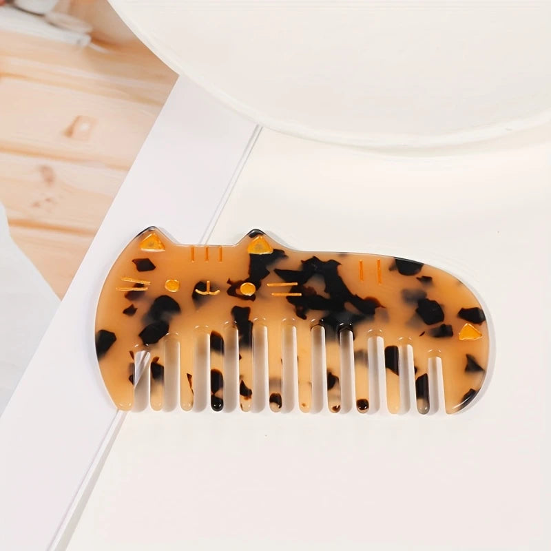 Gildie Playful Paws Pet Grooming Comb - Gentle Deshedding Brush for Dogs & Cats - Reduce Shedding & Tangles - Perfect for Daily Grooming at Home or Professional Use