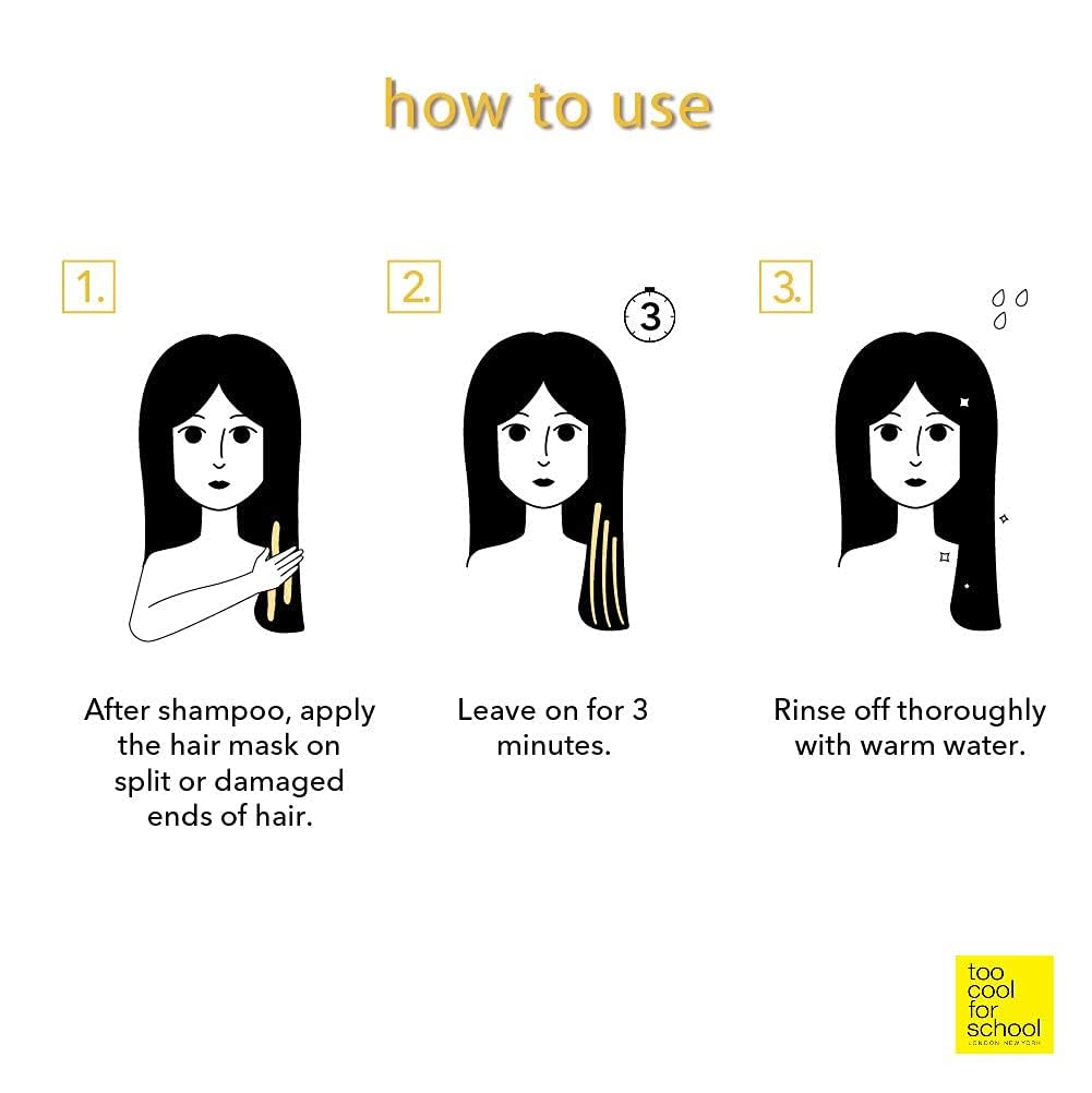 Too Cool For School Egg Remedy Hair Pack - 7.05 oz Deep Conditioning Treatment for Damaged Hair | Repair & Nourish Dry, Frizzy Hair - Perfect for Home Hair Care & Salon-Quality Results