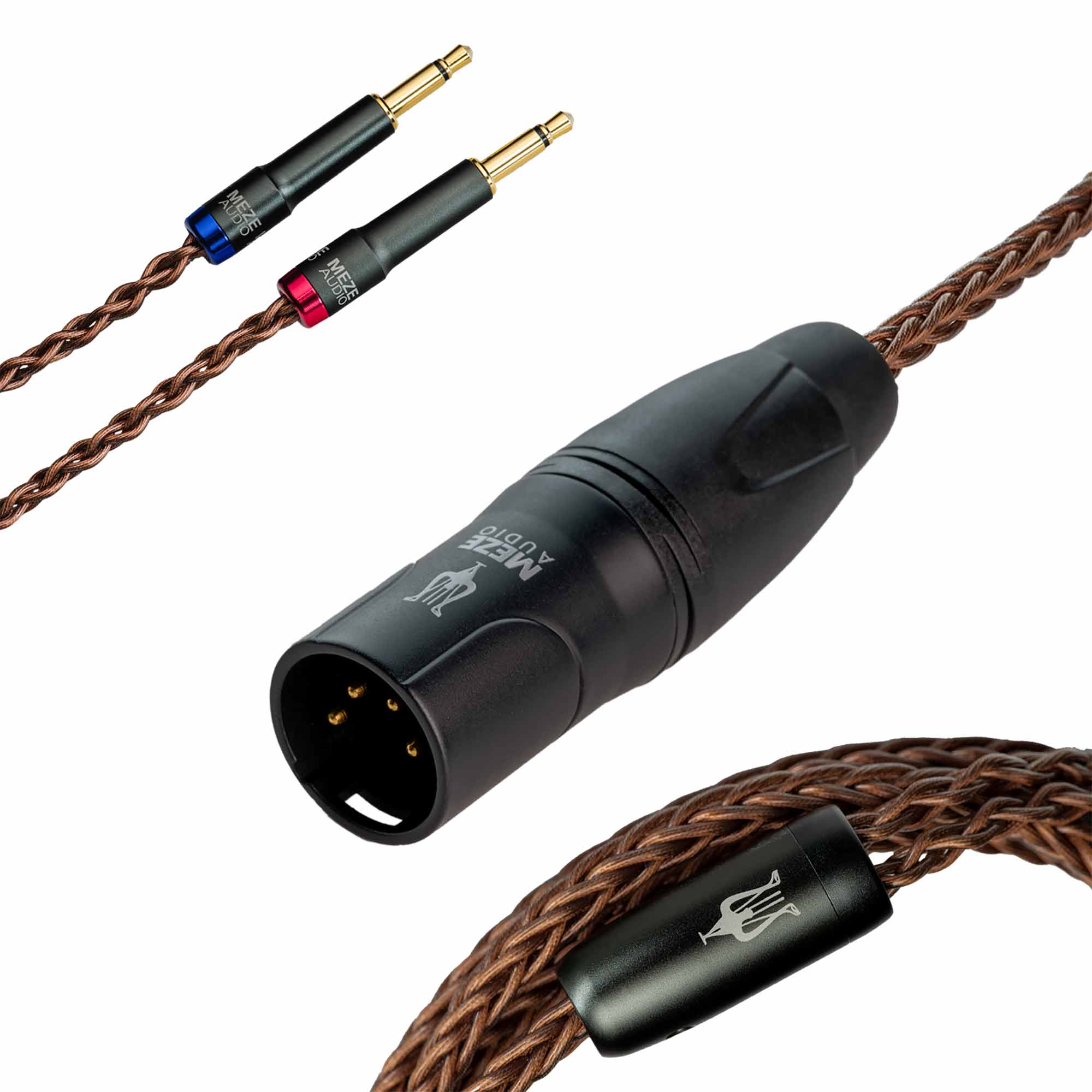 Premium Meze 109 Pro & Liric Copper Replacement Headphone Cable - High-Quality Audio Upgrade for Audiophiles & Studio Use