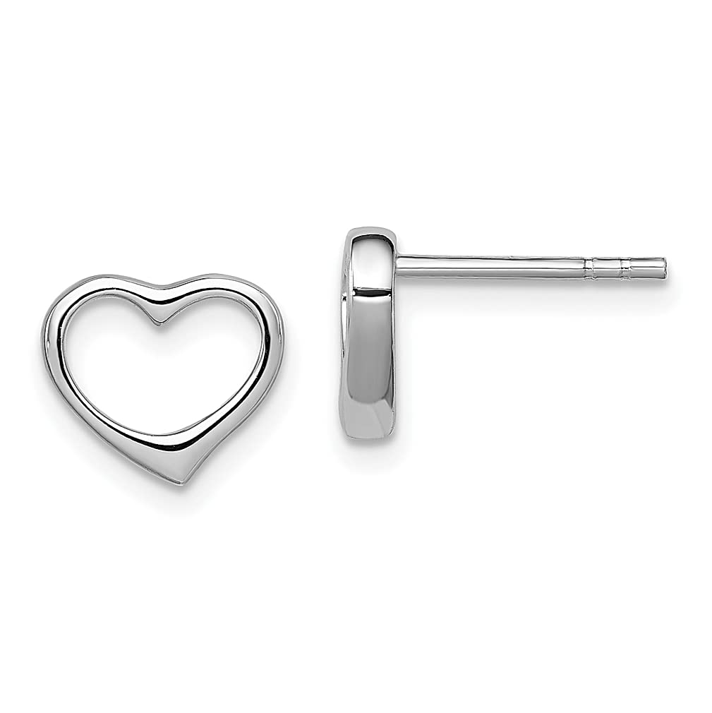 925 Silver Heart Stud Earrings for Women - Perfect Gift for Her & Everyday Wear
