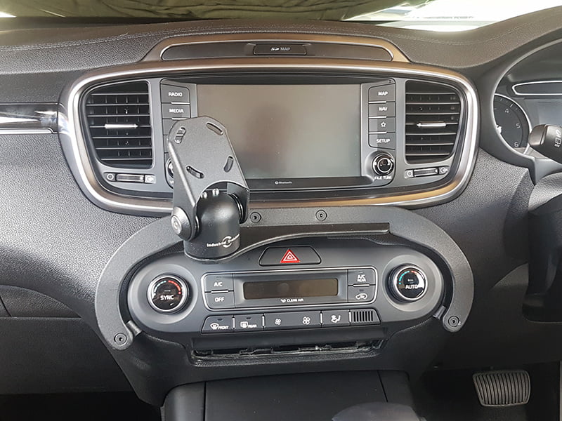 Industrial Evolution InDash Mount for Kia Sorento (2015-2020) - Universal Car Phone Holder with Adjustable Grip for Secure Smartphone Mounting - Perfect for GPS Navigation, Hands-Free Calling & Road Trips