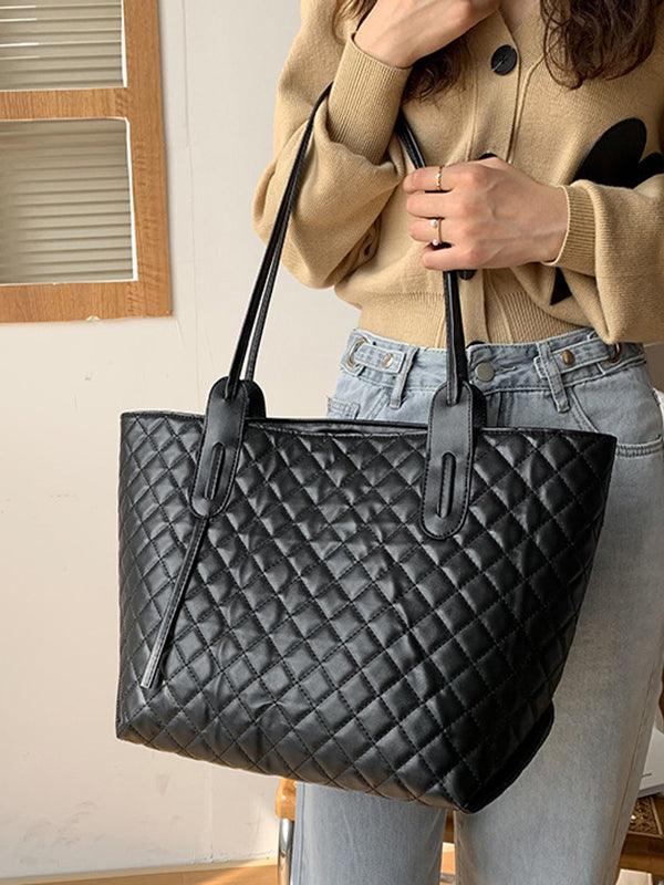Lovevop Casual Simple Tote Bag - 3 Color Options for Women, Lightweight & Durable Shopping Bag - Perfect for Work, Travel, and Daily Use