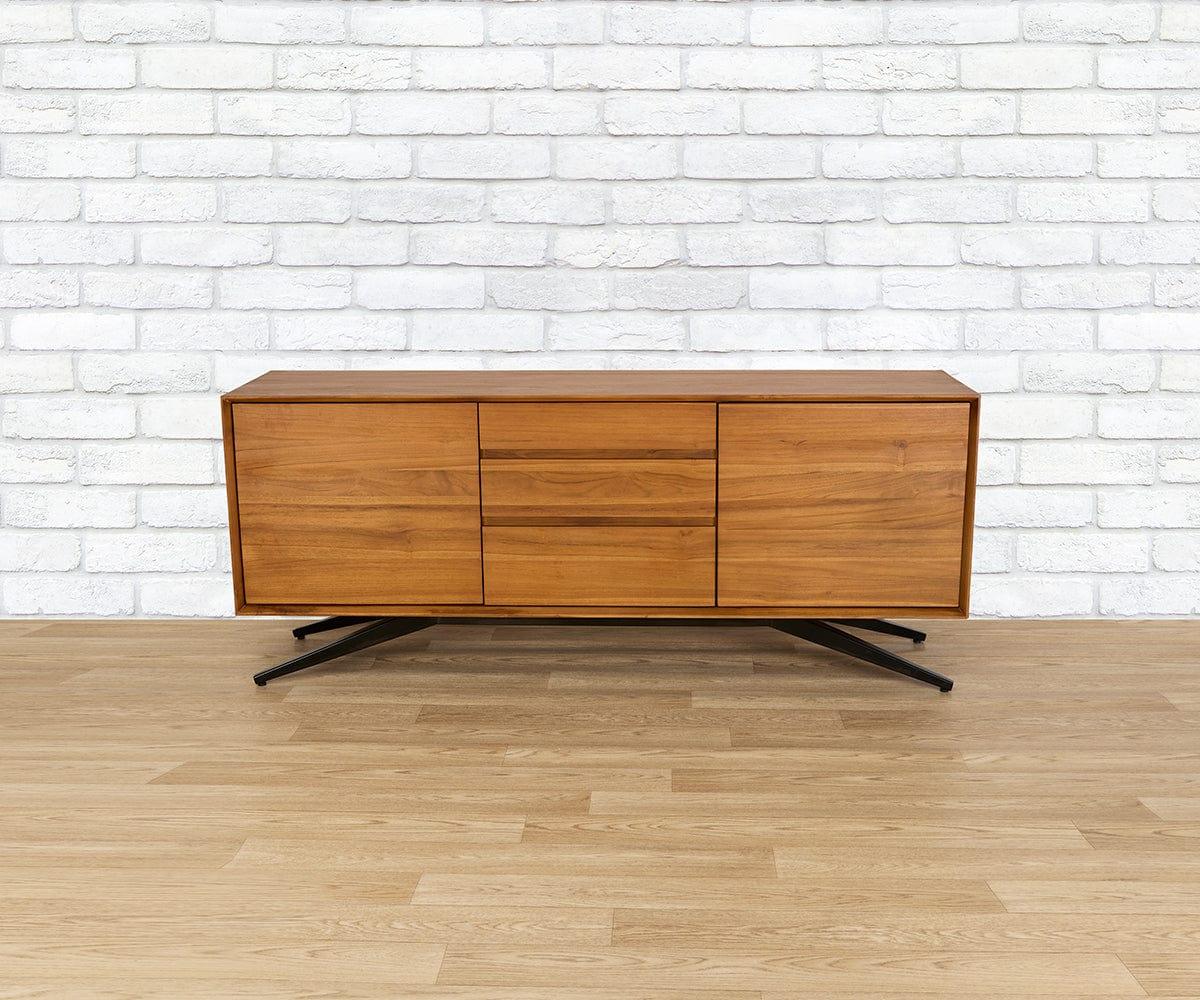 Modern Mazi Sideboard Buffet Cabinet - Stylish Storage for Dining Room, Living Room & Entryway - Perfect for Organizing Dishes, Linens & Home Decor