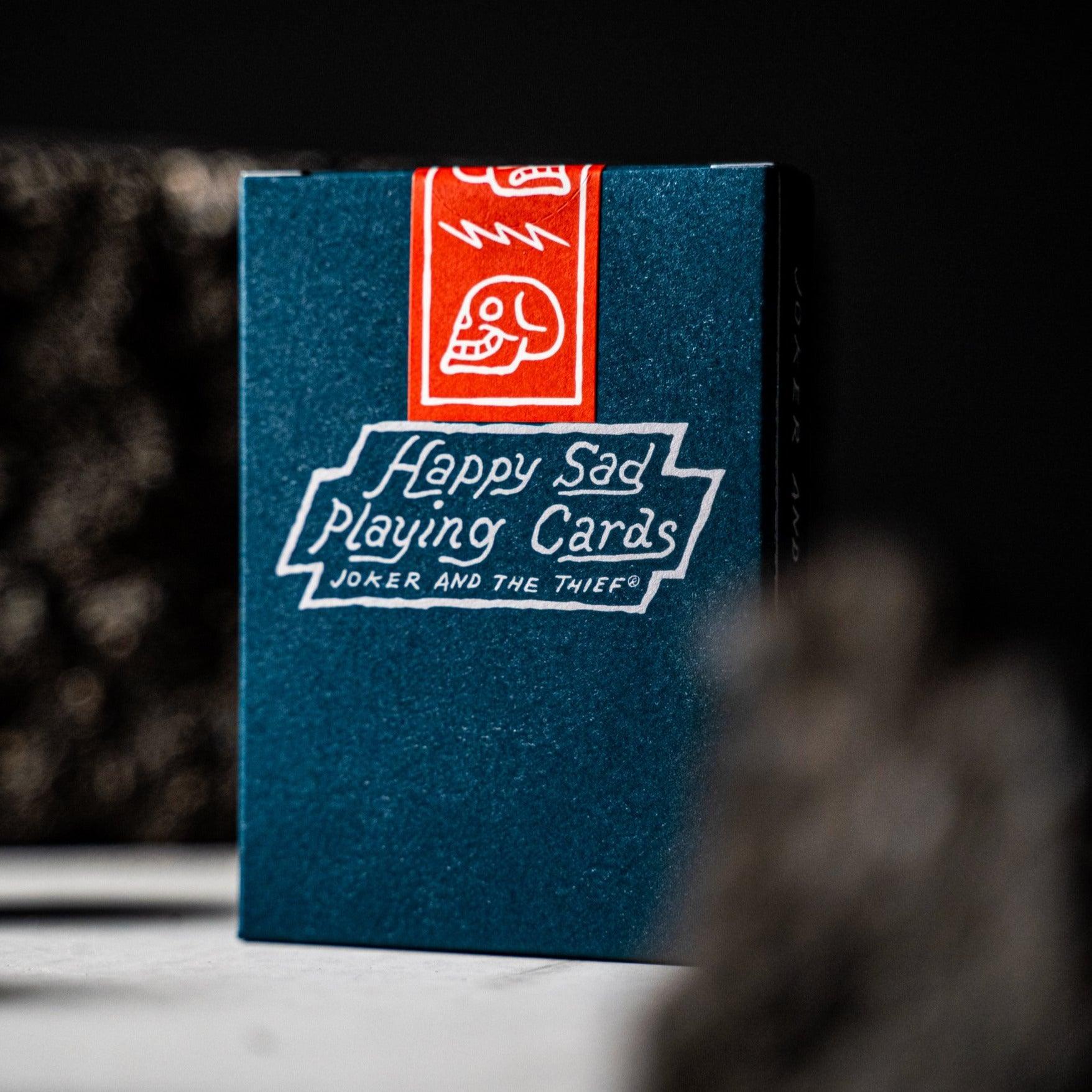 Happy Sad Playing Cards - Unique Emotional Expression Card Deck for Games, Magic Tricks & Collectibles - Perfect for Parties, Gifts & Therapy Sessions