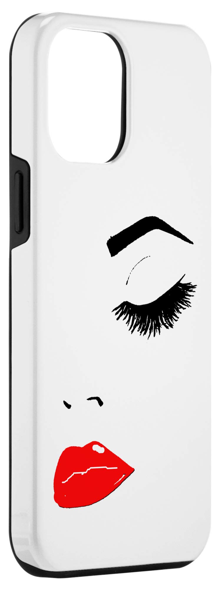 iPhone 12 Pro Max Case with Elegant Lash Extensions Print - Perfect for Makeup Artists & Fashion Lovers - Stylish Phone Cover for Women, Gift Idea for Cosmetologists & Beauty Enthusiasts