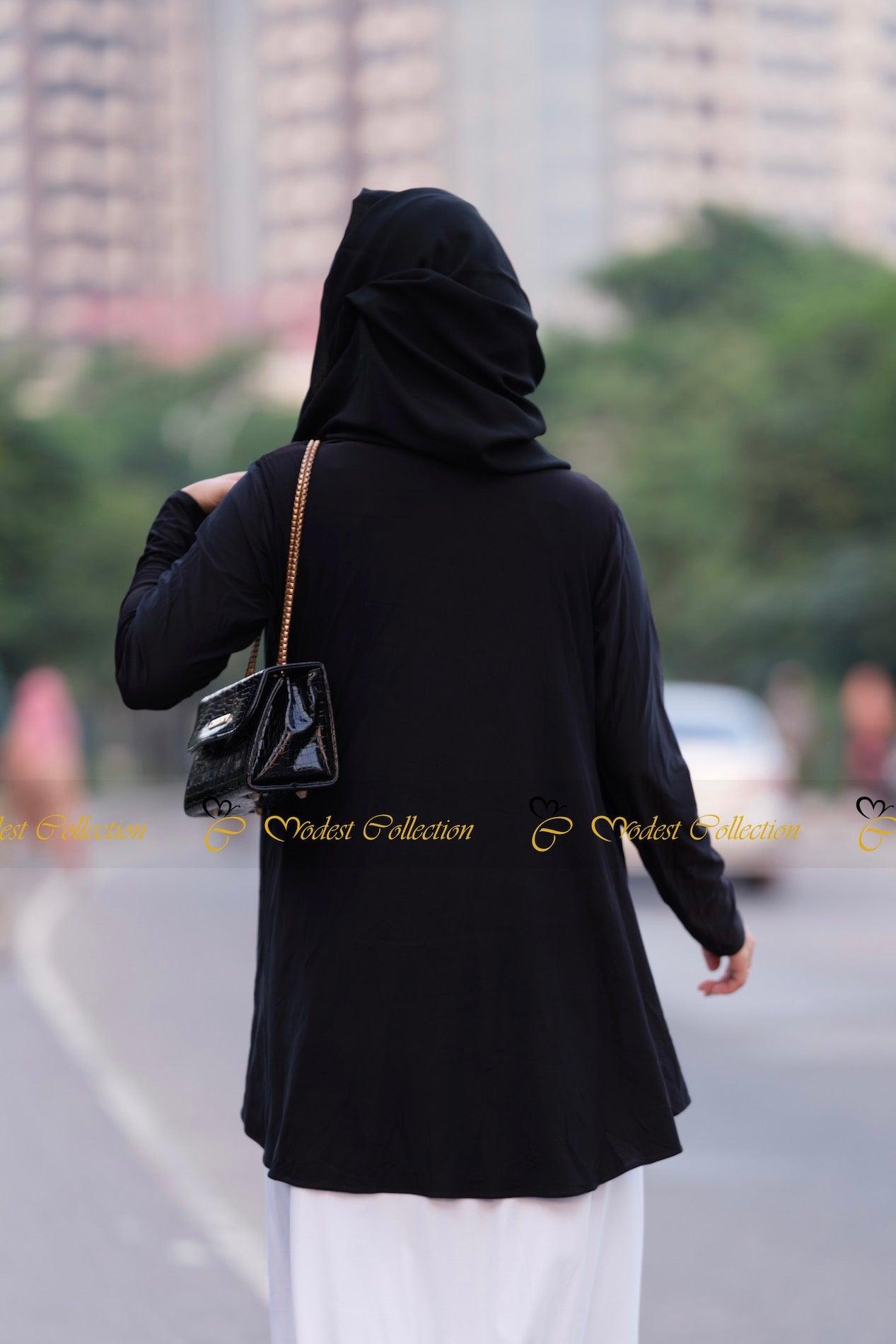 Lily Black Shrug - Elegant Women's Cardigan for Casual Wear, Office & Evening Outfits | Perfect for Layering in Fall & Winter