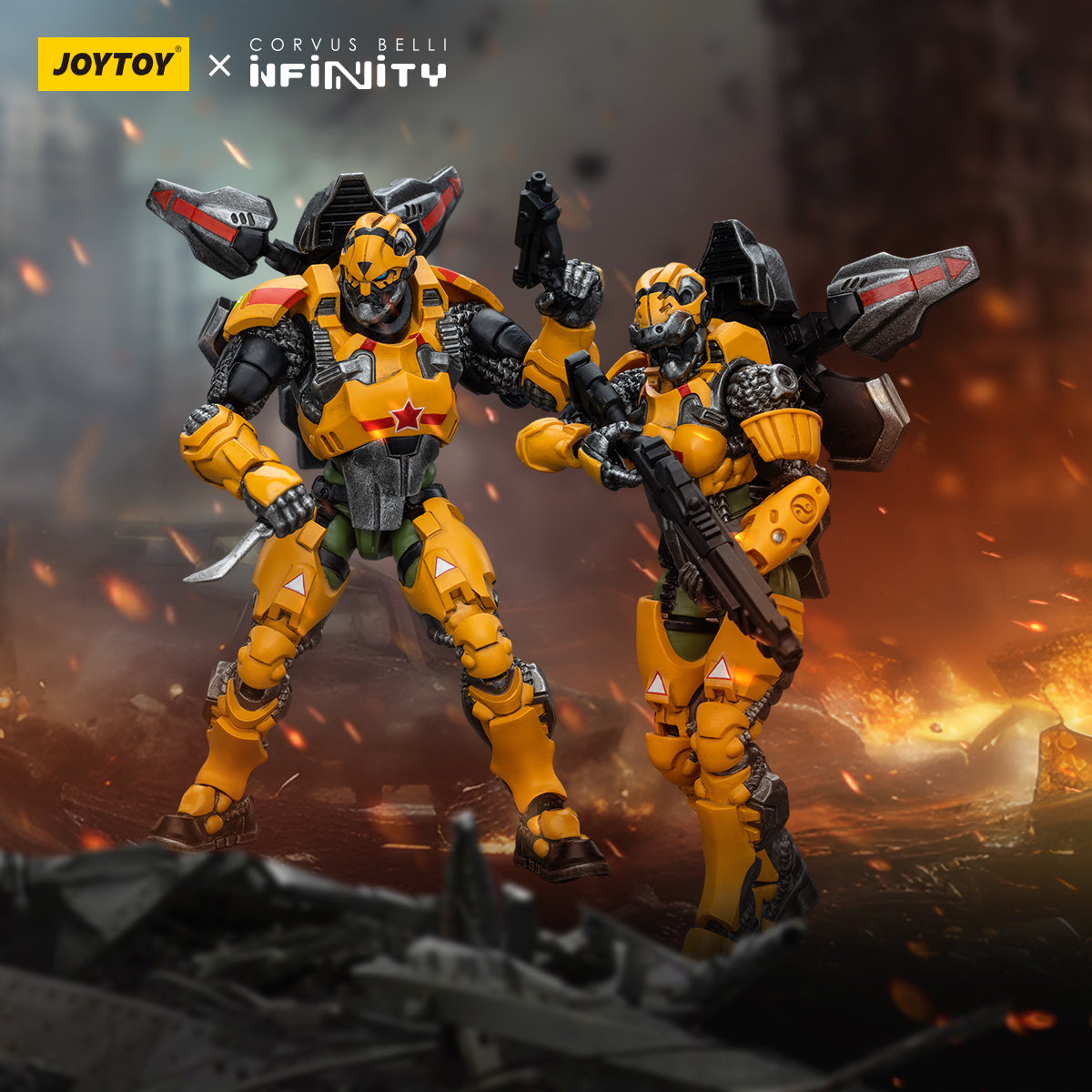 JOYTOY 1/18 Scale Infinity Yu Jing Special Action Team Black Ops Tiger Soldier Action Figure - Collectible Military Model for Display & Wargaming Scenes