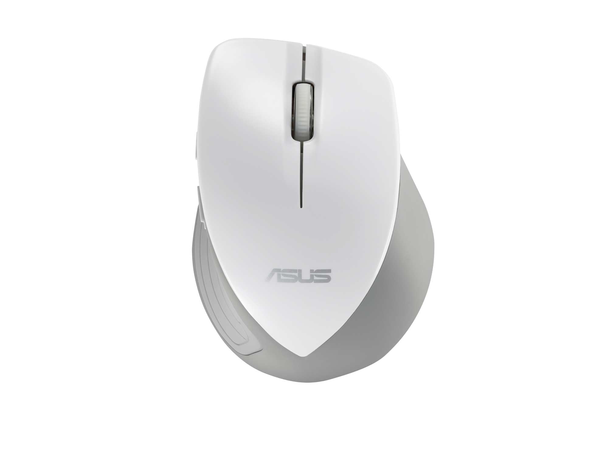 ASUS WT465 Wireless White Mouse - Official Ergonomic Computer Mouse for Laptop, PC, Mac - Perfect for Office, Gaming, and Home Use