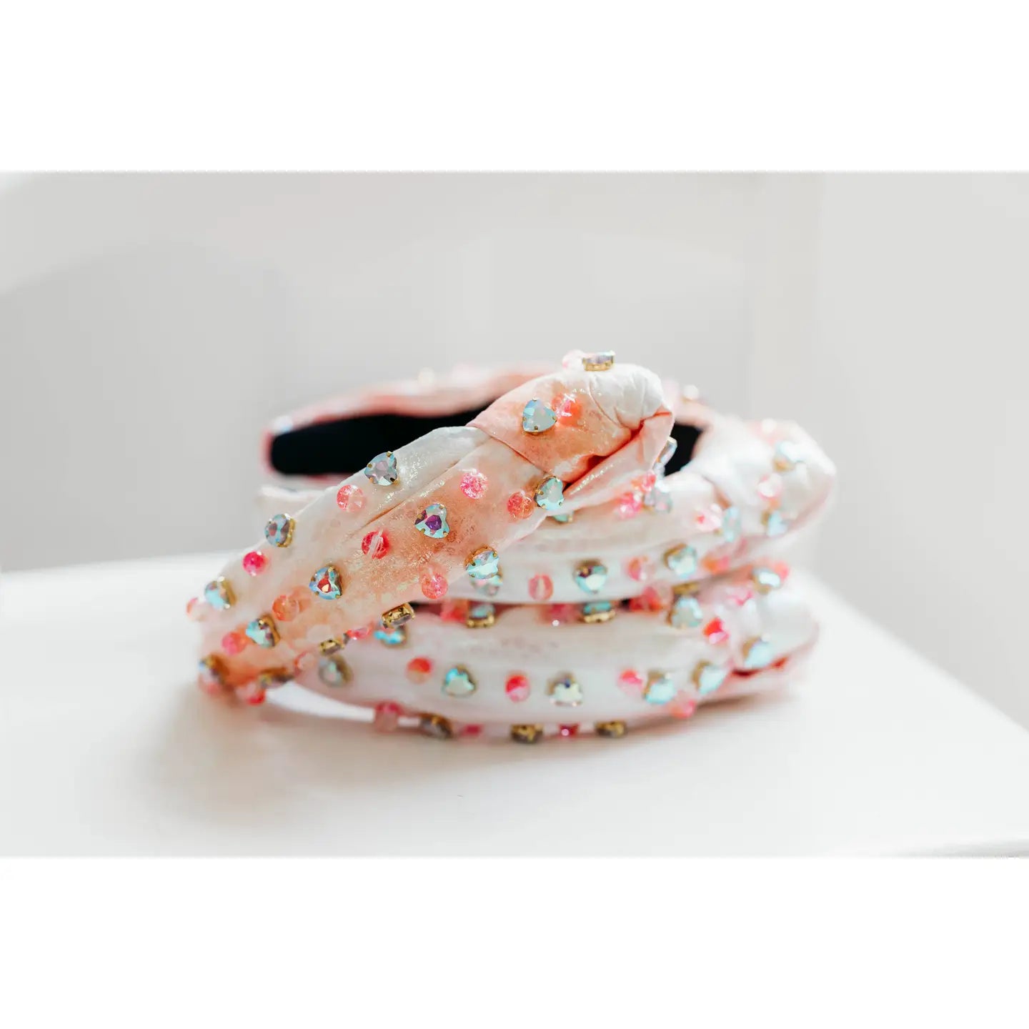 Dreamsicle Beaded Headband for Women - Stylish Boho Hair Accessory for Summer, Weddings & Festivals