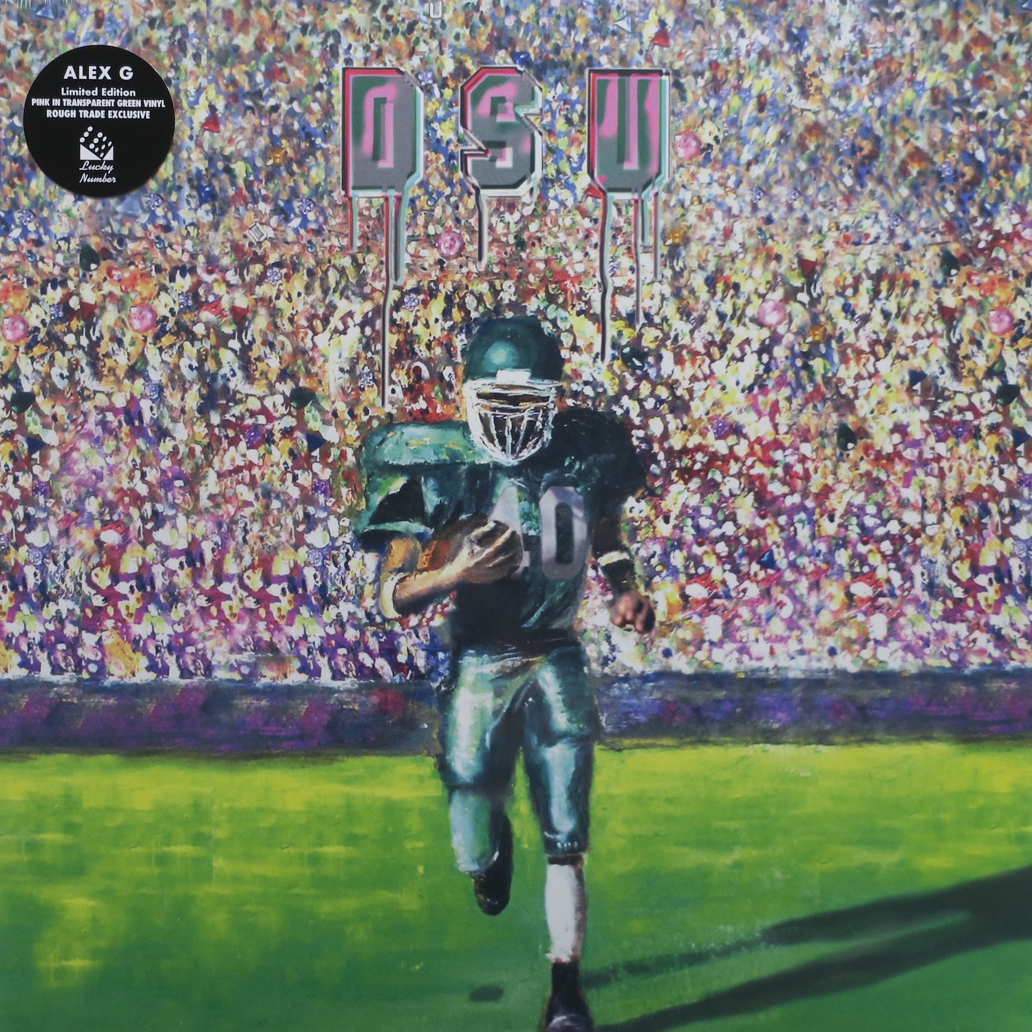 ALEX G 'DSU' GREEN/PINK Vinyl LP (2014 Lo-Fi Rock) - Limited Edition Collector's Item for Music Enthusiasts & Vinyl Lovers - Perfect for Home Listening, Gifts, and Music Collections