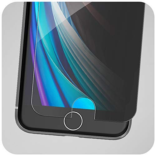 Privacy Screen Protector for iPhone SE - Anti-Spy Tempered Glass for Work & Travel