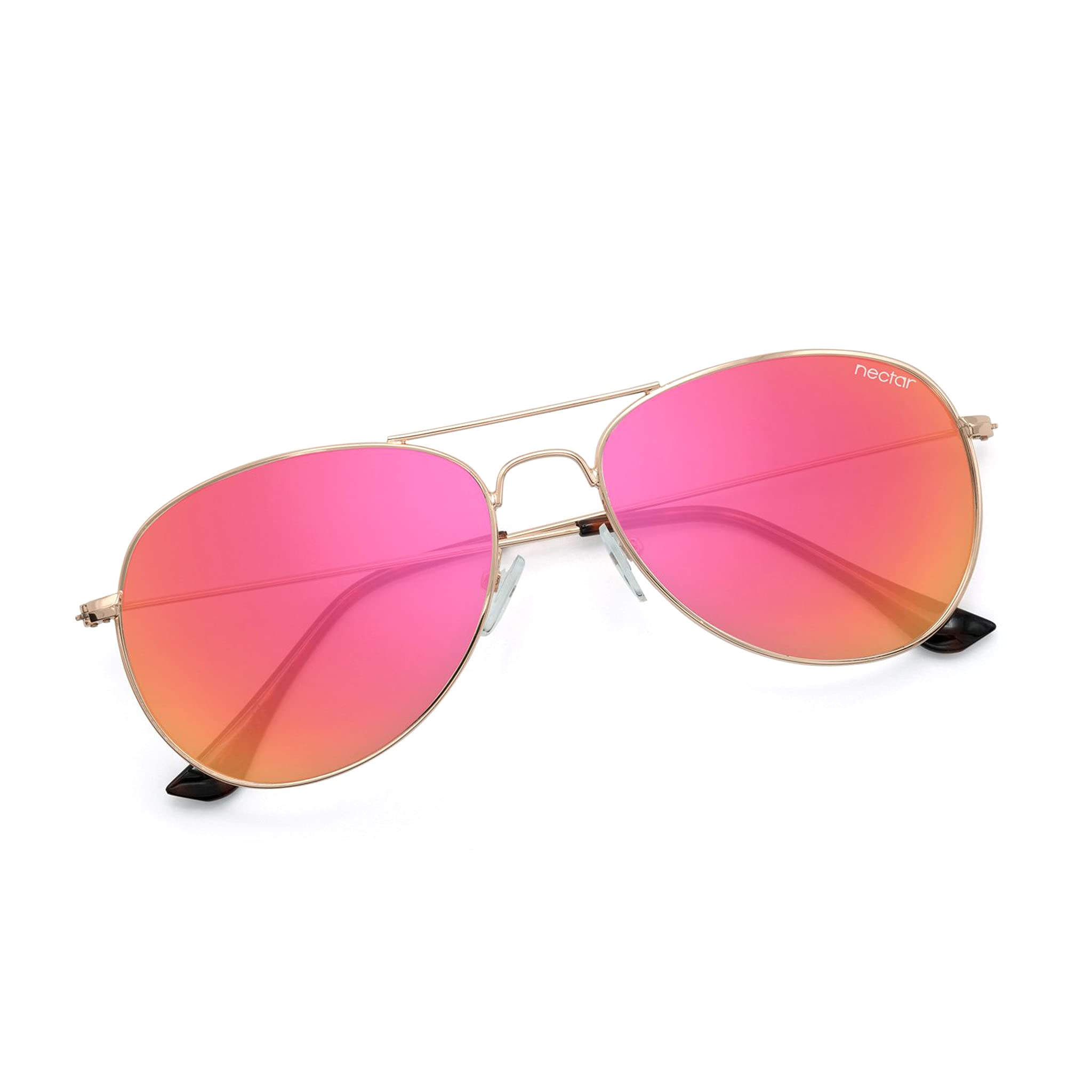 NECTAR Classic Polarized Sunglasses for Men & Women - 100% UV Protection Metal Frame Aviator Style - Perfect for Driving, Beach & Outdoor Activities