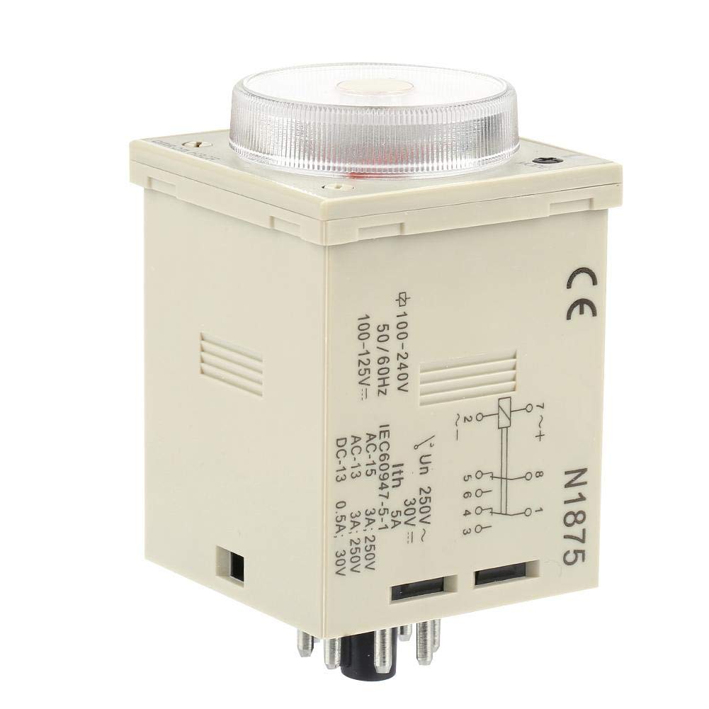01 Repeat Cycle Timer - Waterproof Time Delay Relay with Large Contact Capacity & Stable Performance for Remote Control, Communication, Automation & Industrial Applications