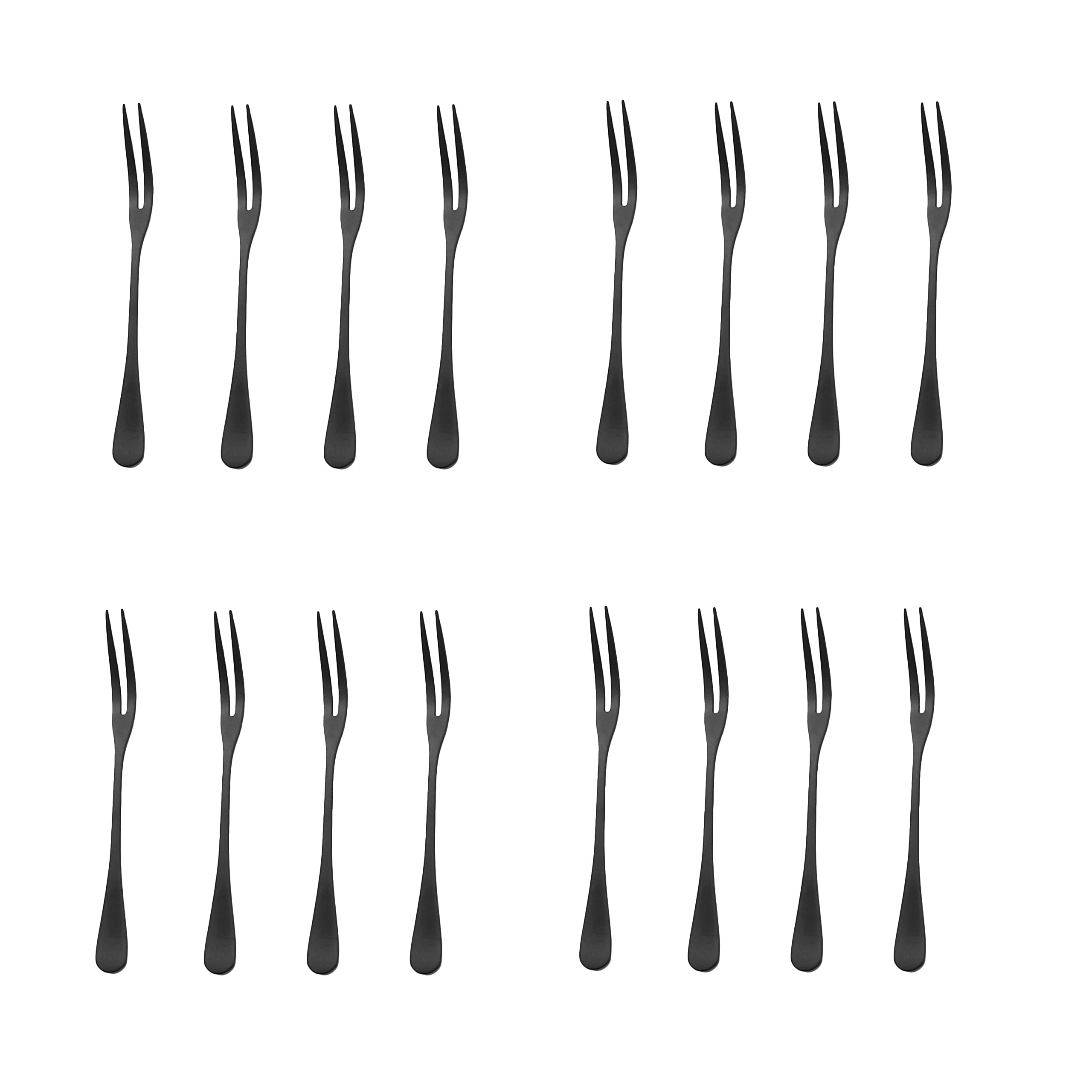 16-Piece Stainless Steel Appetizer Forks Set - 304 Mini Dessert & Salad Forks for Fruit, Cocktails, Tasting - Perfect for Parties, Weddings & Catering Events