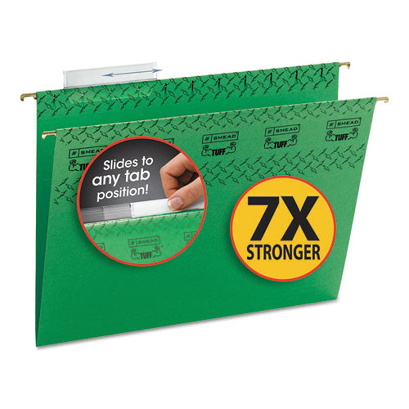 Durable Hanging File Folders with Easy Slide Tabs - 3rd Cut Letter Size for Office Organization & Document Storage - Perfect for Filing Cabinets, Home Office & Business Use