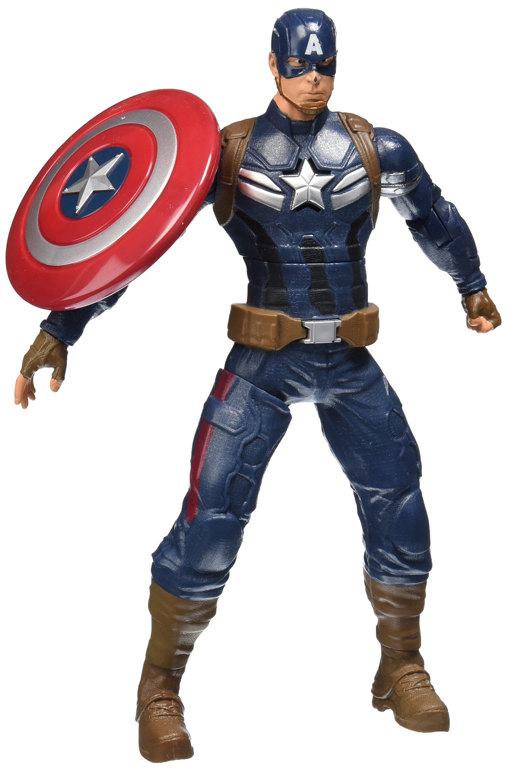 Captain America: The Winter Soldier Shield Storm 10-inch Electronic Action Figure with Light & Sound Effects - Perfect for Marvel Collectors, Kids' Birthday Gifts & Superhero Role Play