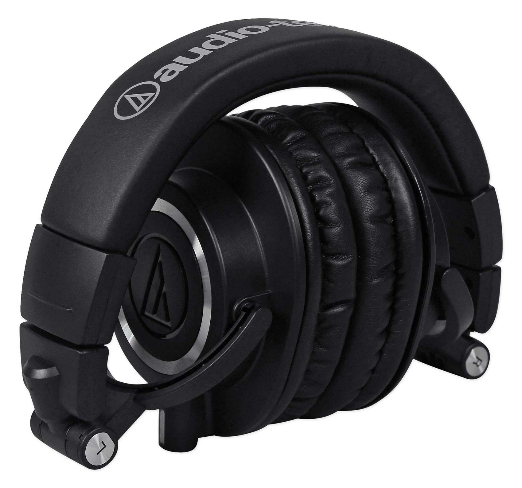 Audio Technica ATH-M50X Professional Studio Monitor Headphones with Carrying Case & Portable Headphone Amplifier - Perfect for Music Production, DJing, Gaming & Audio Enthusiasts