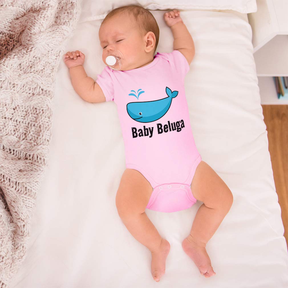 Cute Rascals Custom Baby Bodysuit - Adorable Blue Whale Ocean Theme for Boys & Girls | Perfect for Beach Trips, Birthday Parties & Nursery Photos