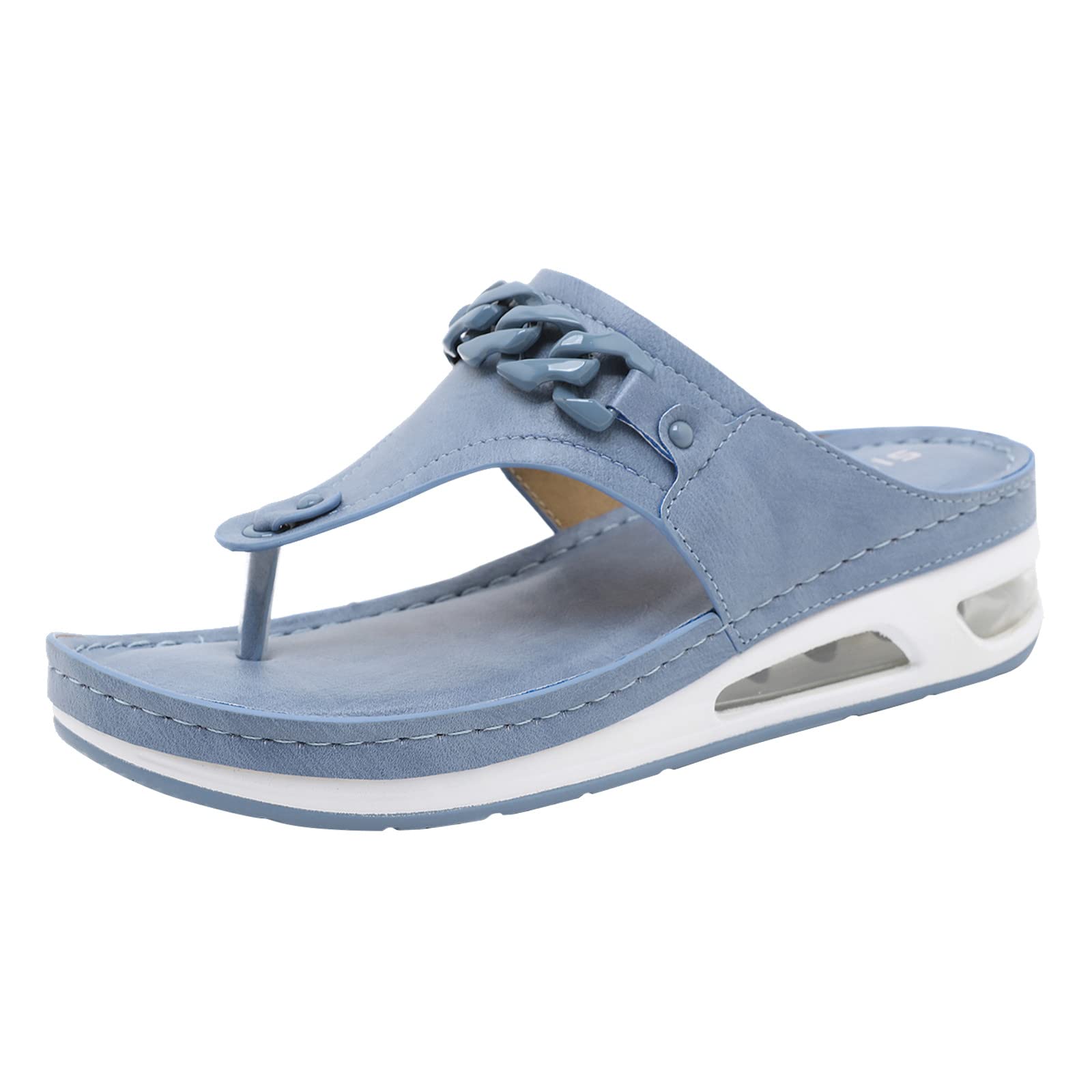 Women's Black Flat Sandals - Comfortable Strap Roman Slip-On Sandals with Open Toe for Summer | Perfect for Beach, Vacation & Casual Outings