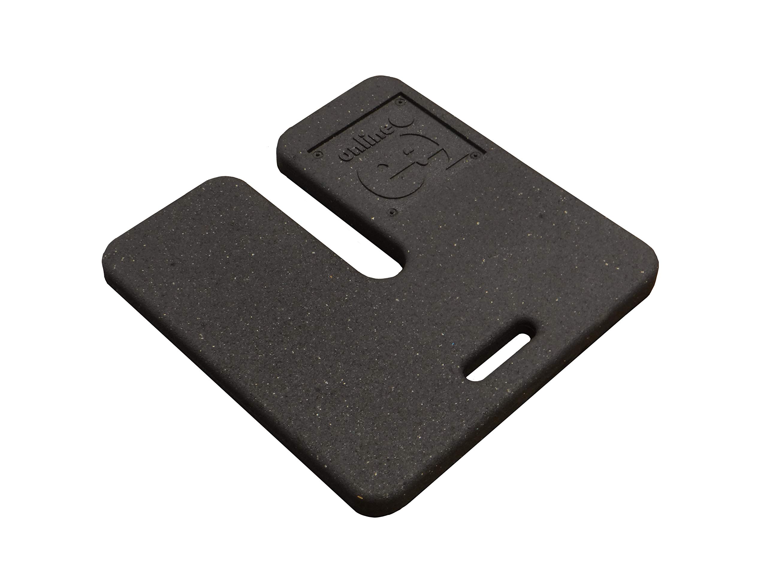 Heavy Duty 20lbs Molded Rubber Base Weight for Pipe and Drape System - Perfect for Event Backdrops, Trade Shows & Stage Curtains