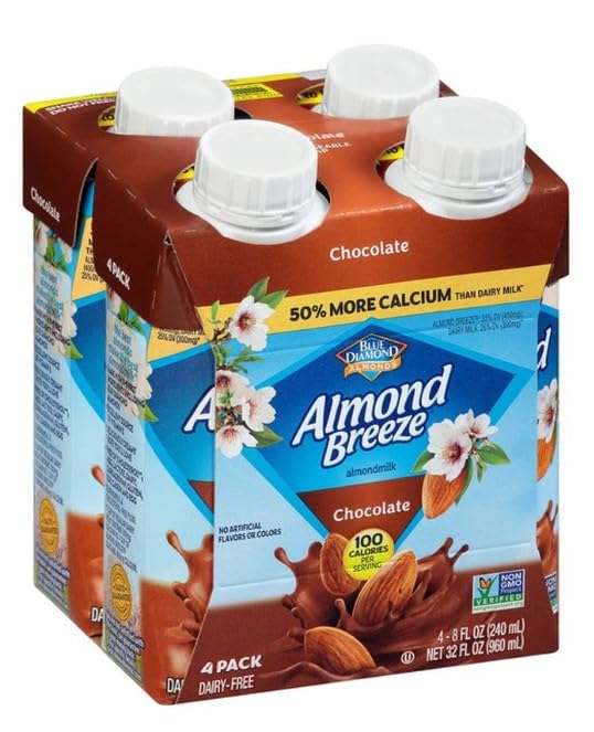 Almond Breeze Chocolate Almond Milk - 32 oz Carton (Pack of 12) - Dairy-Free, Vegan, Gluten-Free Chocolate Drink - Perfect for Smoothies, Coffee Creamer & Healthy Breakfast