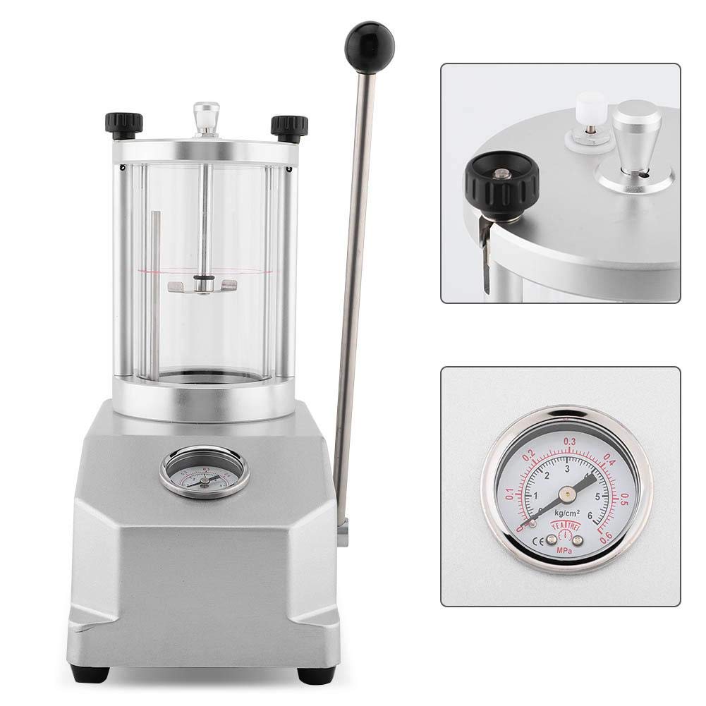 Waterproof Watch Tester Tool - 10 Bar 6 ATM Pressure Resistance Tester for 2 Watches, 0.3-6.0bar Air Pressure Gauge | Perfect for Watchmakers, Jewelers & DIY Watch Water Resistance Testing at Home or Workshop
