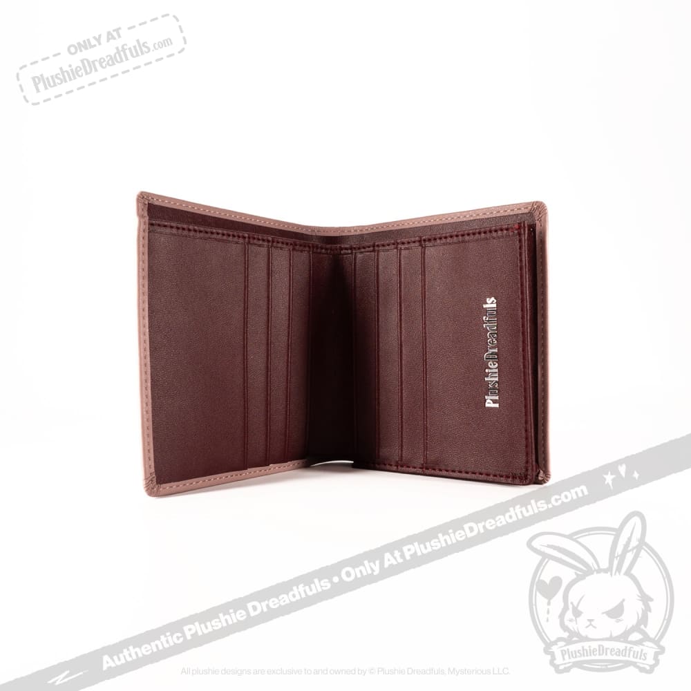 Plushie Dreadfuls Rabbit Leather Wallet for Women & Men - Genuine Leather Bifold Wallet with RFID Protection - Perfect for Everyday Use, Travel, and Gifts