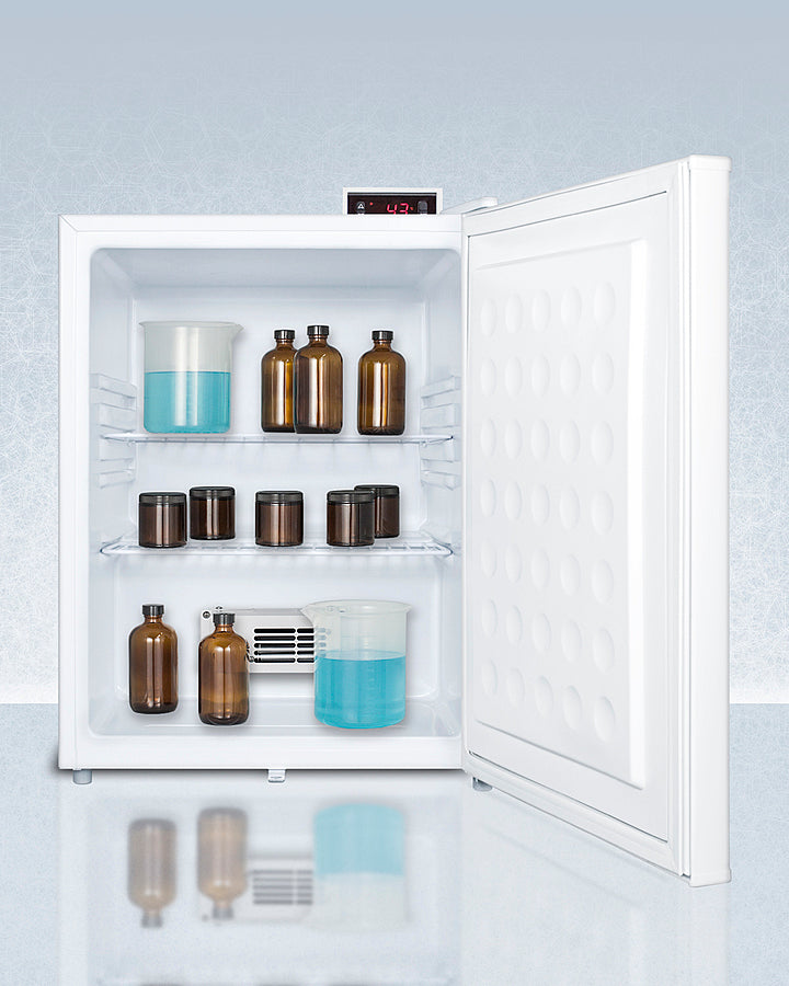 Accucold Compact All Refrigerator with Automatic Defrost - 2.8 Cu.Ft Energy Efficient Freezerless Fridge for Home, Office, Dorm or Garage - FF28LWHGP