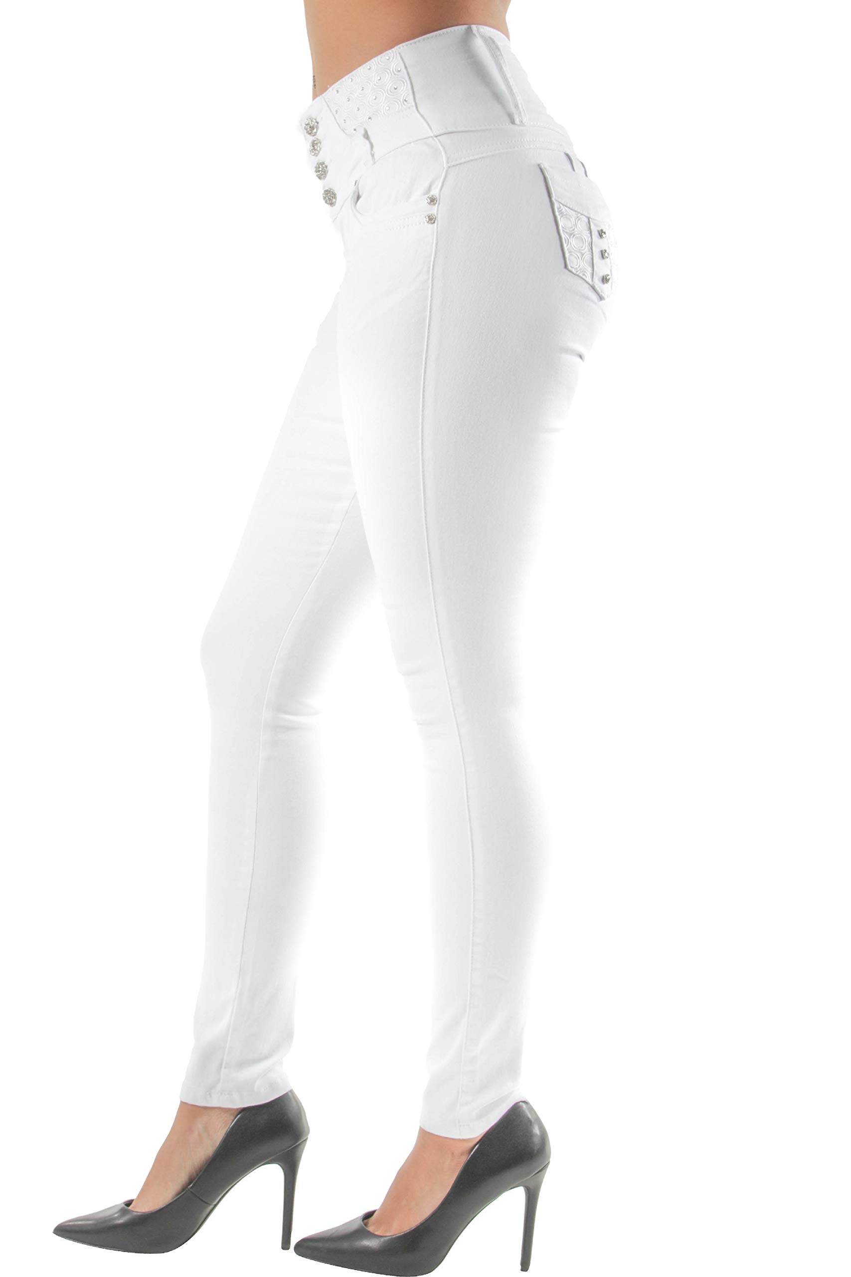Women's Butt Lifting Push Up Skinny Jeans - High Waisted Stretch Denim Pants for Women | Slimming & Comfortable Fit | Perfect for Night Out, Date Night & Casual Wear