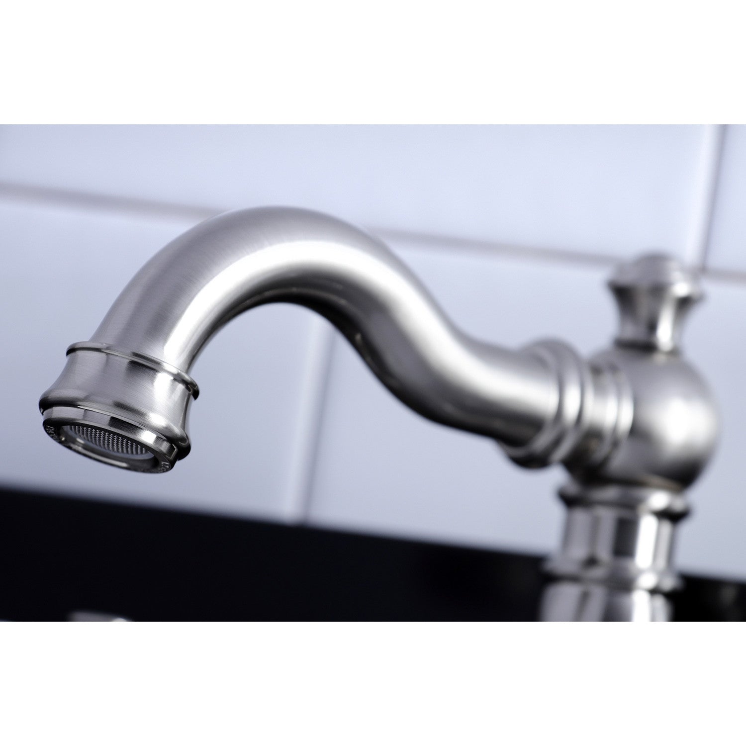 American Classic FSC1978PX Brushed Nickel Widespread Bathroom Faucet - 3 Hole Deck Mount with Pop Up Drain - Perfect for Modern Bathroom Renovations & Home Upgrades