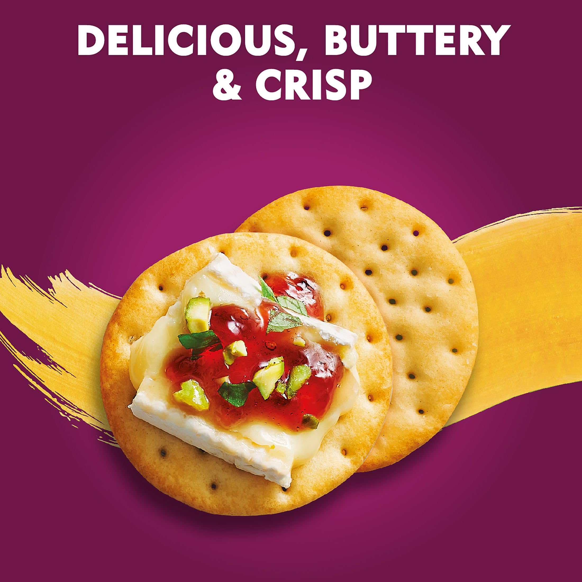 Toasted Crackers - Classic Buttercrisp Snacks (6 Pack) | Perfect for Parties, Lunch Boxes & On-the-Go Snacking | Delicious Party Food & Office Treats