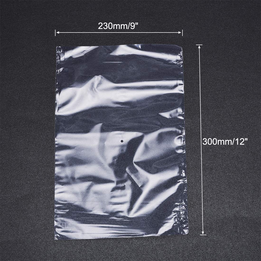uxcell PVC Heat Shrink Bags 12x9 inch - 100pcs Shrinkable Wrapping Packaging for Industrial Use | Perfect for Food Packaging, Crafts & Electronics Protection
