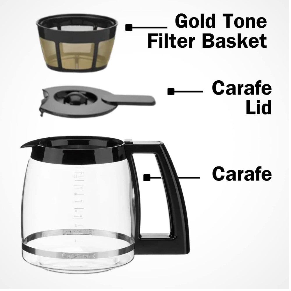 Cuisinart SS GB1 Coffee Center Grind and Brew Plus - Certified Refurbished with Warranty | Automatic Coffee Maker for Home & Office Use