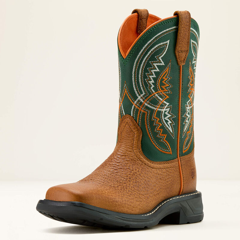 WorkHog XT Coil Western Boots for Men - Durable Leather Cowboy Boots with Comfortable Cushioning | Perfect for Ranch Work, Rodeo & Outdoor Activities
