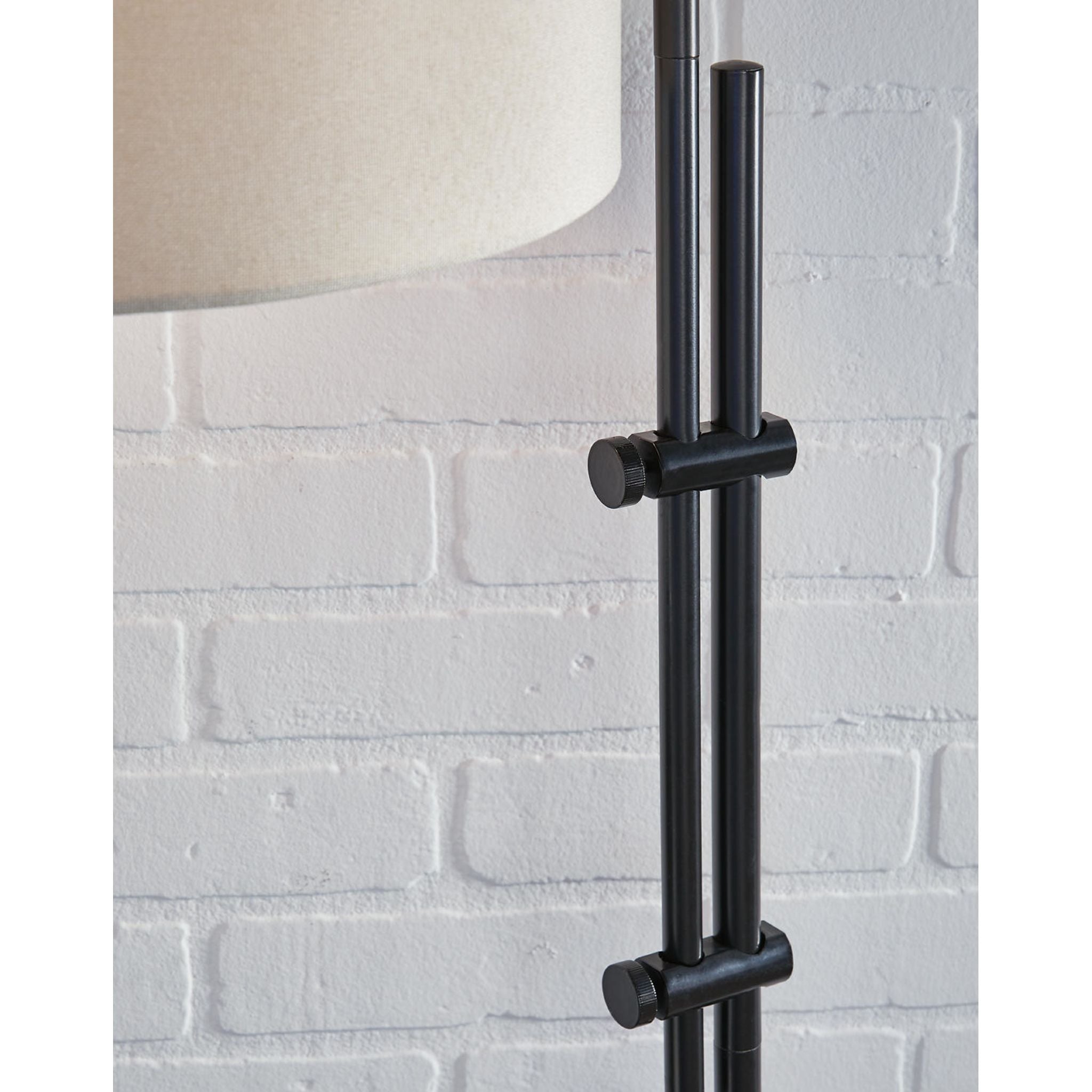Baronvale Modern Floor Lamp with Adjustable Height - 60 Inch Tall Standing Light for Living Room, Bedroom, and Office - Energy Efficient LED Lighting for Home Decor