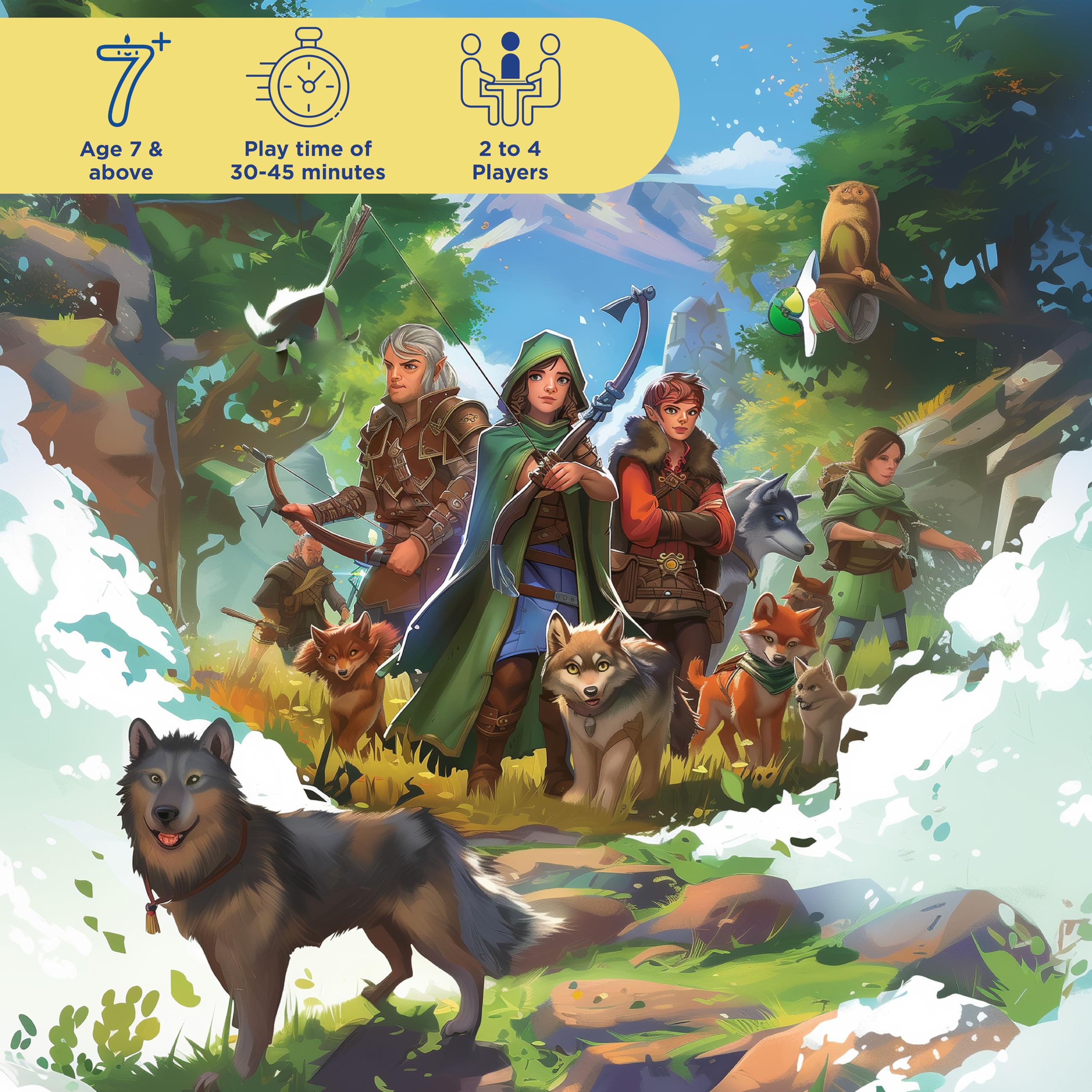 Cooperative Family Board Game Andor by Kosmos | 2-4 Players, Ages 7+ | Perfect for Family Game Nights and Kids' Parties