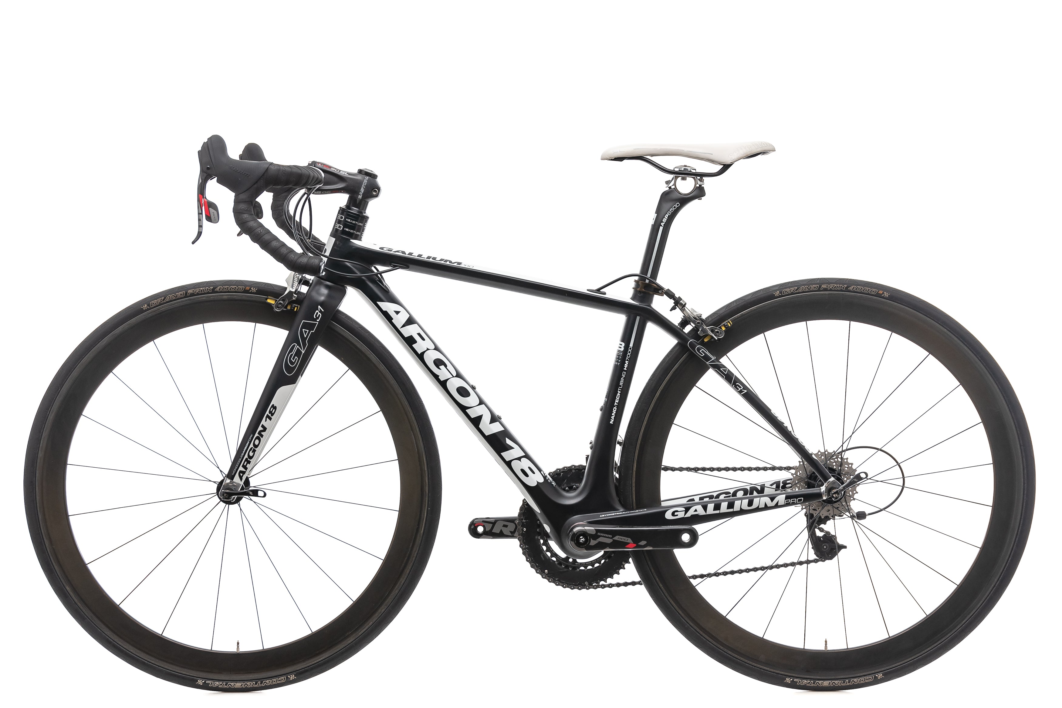 Argon 18 Gallium Pro Carbon Road Bike - XXS Size (49cm) - Lightweight Racing Bicycle for Men - Perfect for Competitive Cycling & Endurance Training
