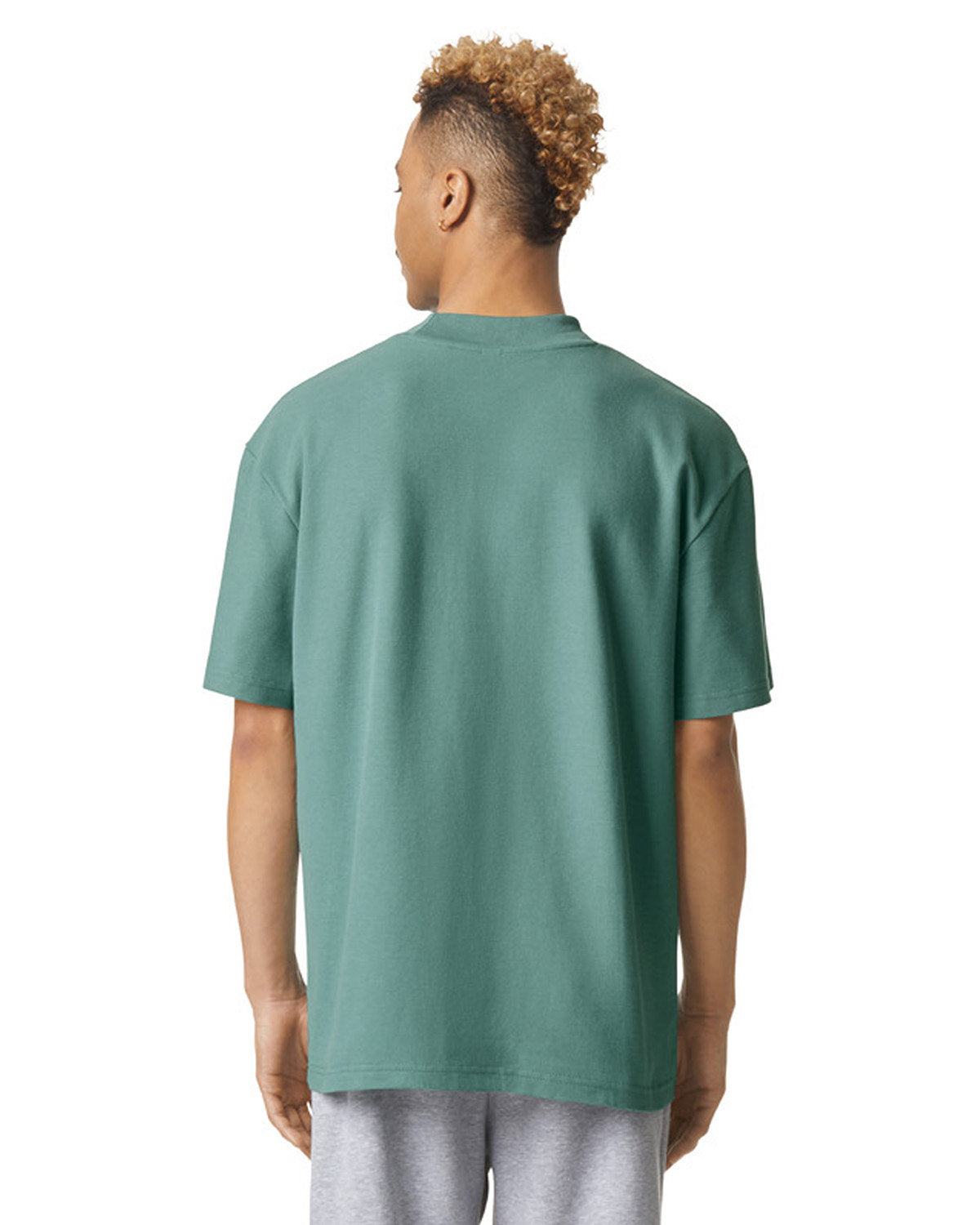American Apparel 1PQ Unisex Mockneck Pique T-Shirt | Comfortable Cotton Crewneck Top for Men & Women | Perfect for Casual Wear, Layering & Everyday Outfits