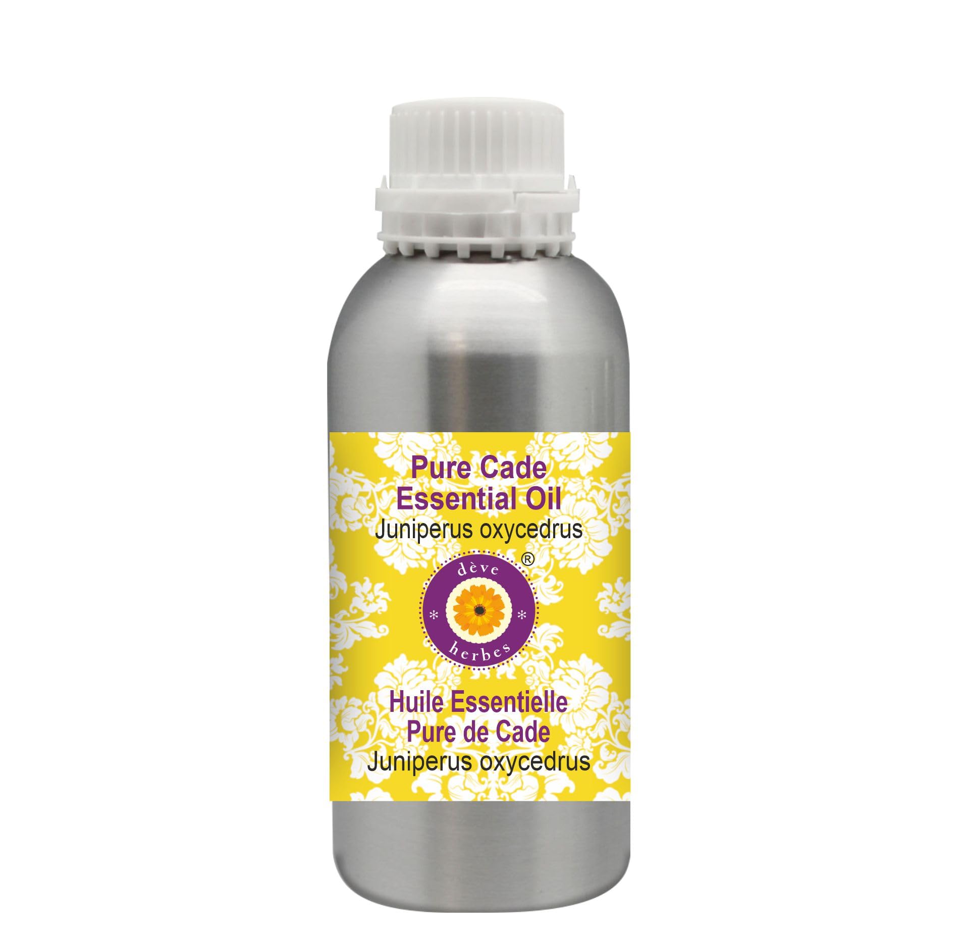 Pure Cade Essential Oil (Juniperus Oxycedrus) 42 oz - Steam Distilled Natural Aromatherapy Oil for Relaxation, Skin Care & DIY Beauty Products