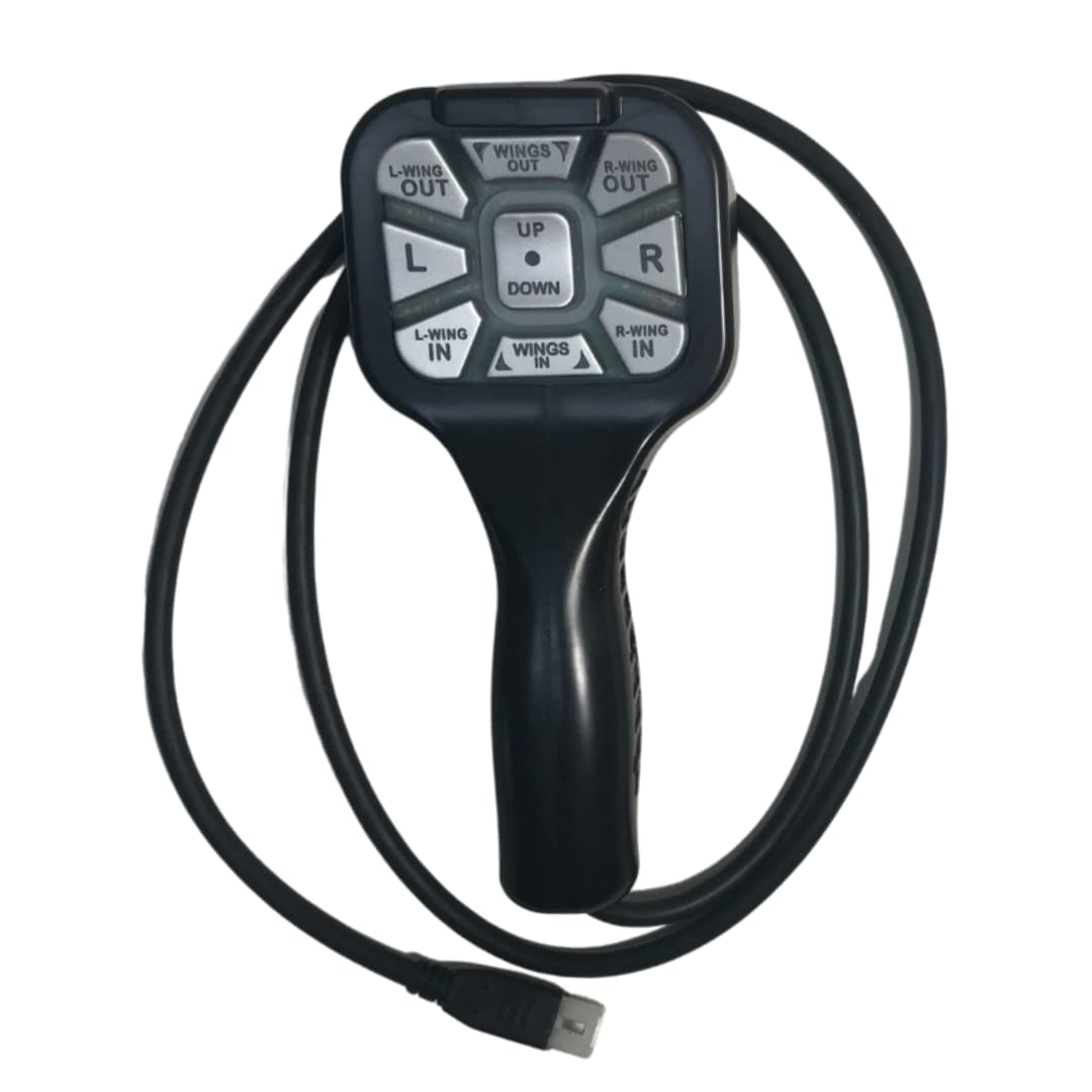 Handheld Controller for Western V Plow Snowplow - 4 Pin 96500 Model | Wireless Remote Control for Snow Removal Equipment | Perfect for Truck & ATV Snow Plowing in Winter