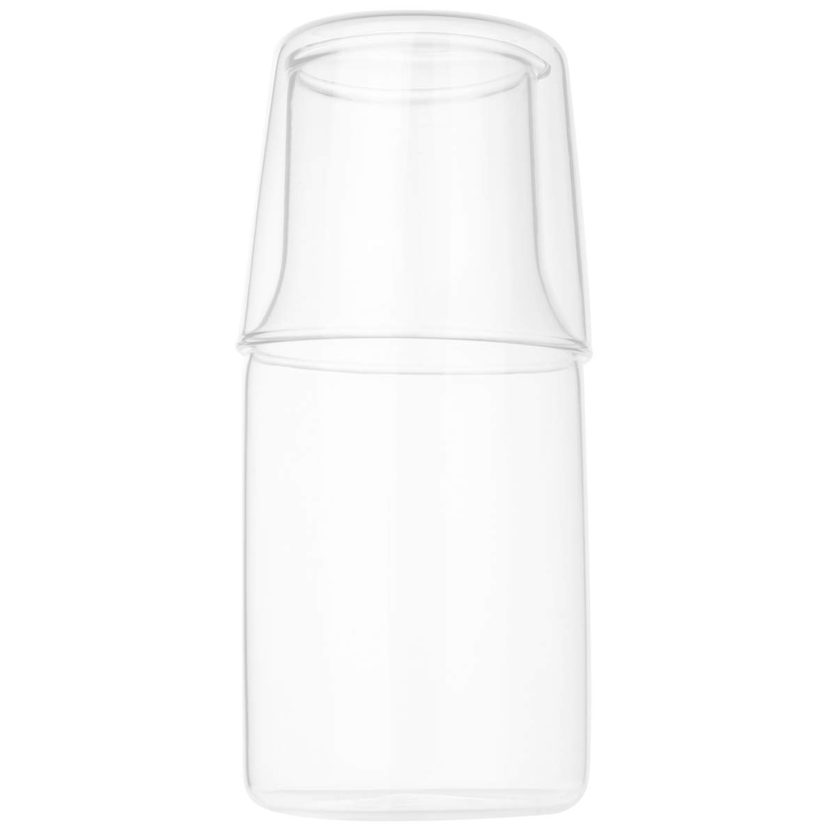 UPKOCH 360ml Heat-Resistant Glass Milk Jar with Cup - Insulated Tea Pot for Milk Tea, Juice, Coffee | Perfect for Home, Office, Cafe & Gift Giving