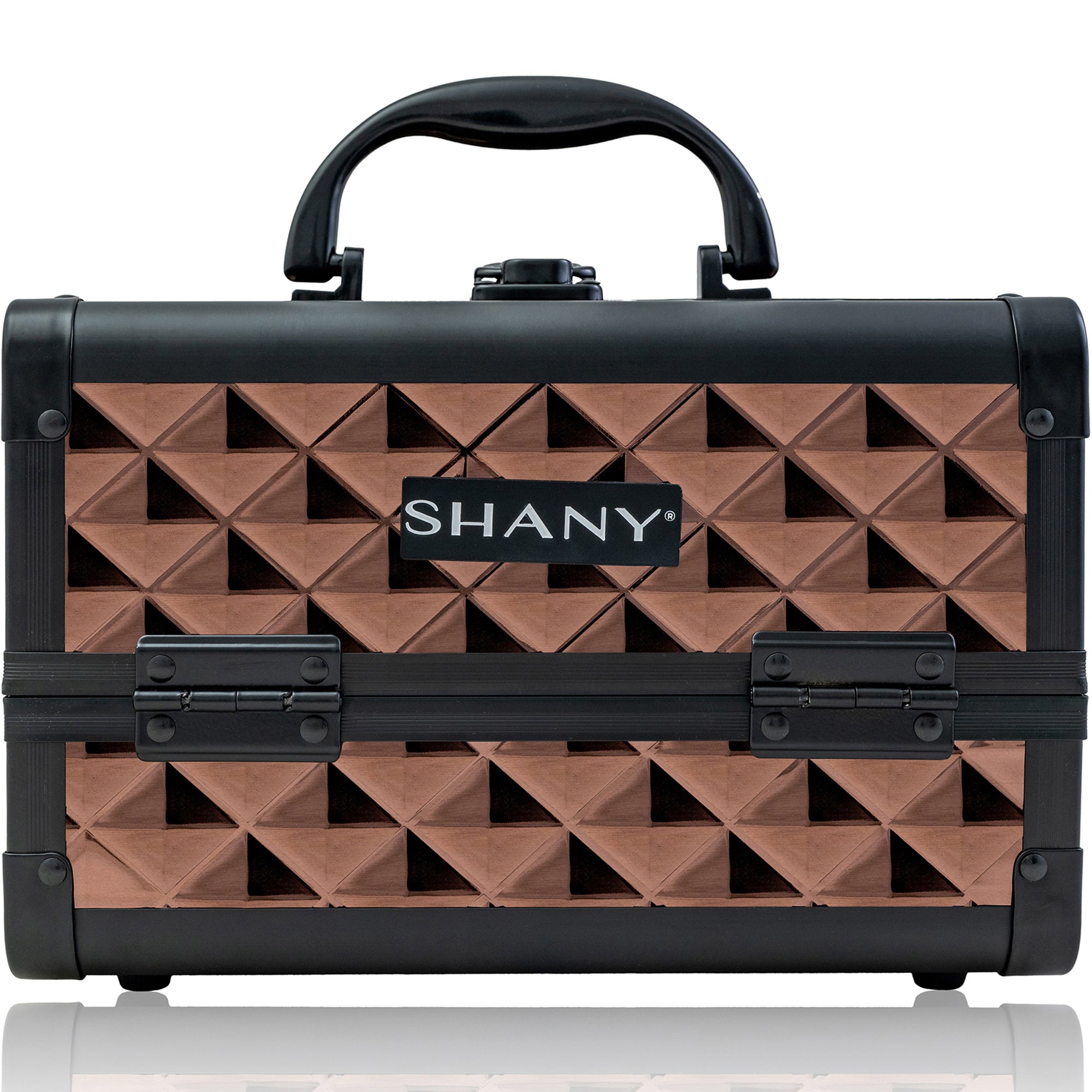 Professional Makeup Train Case with Mirror - Portable Cosmetic Organizer for Makeup Artists & Travel - Perfect for Salon, Home, and On-the-Go Beauty Needs