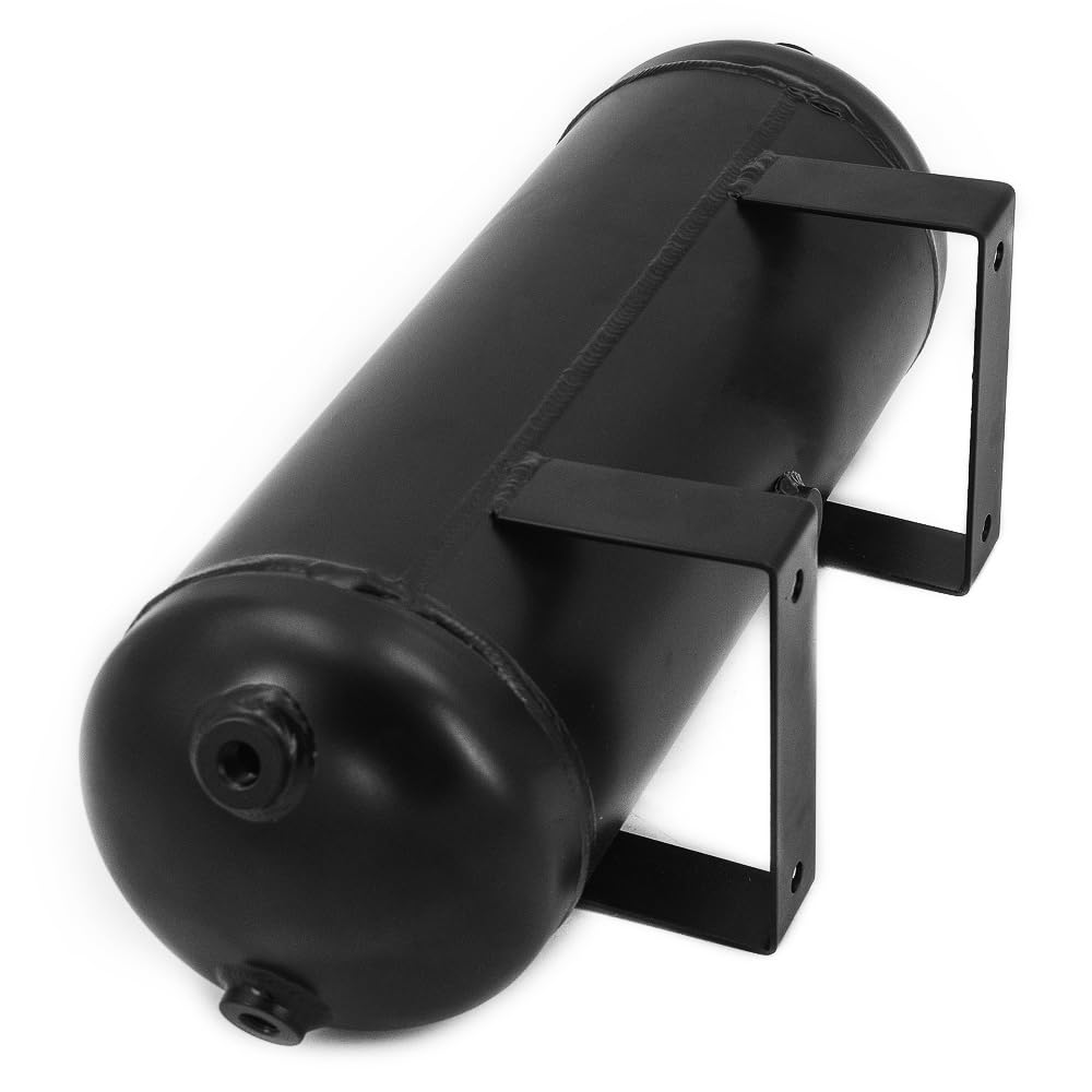3 Gallon (12 Liter) 200 PSI Air Tank for Car Suspension, Air Ride, Train Horns & Trucks - Heavy Duty Compressed Air Storage Tank for Automotive & DIY Projects