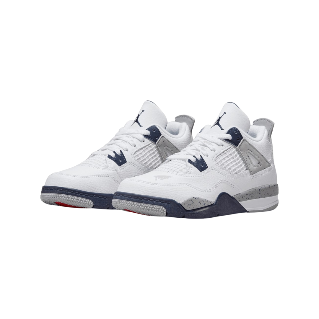 Air Jordan 4 Retro PS Midnight Navy Basketball Shoes for Men - Premium Retro Sneakers for Casual Wear, Street Style & Sneaker Collection
