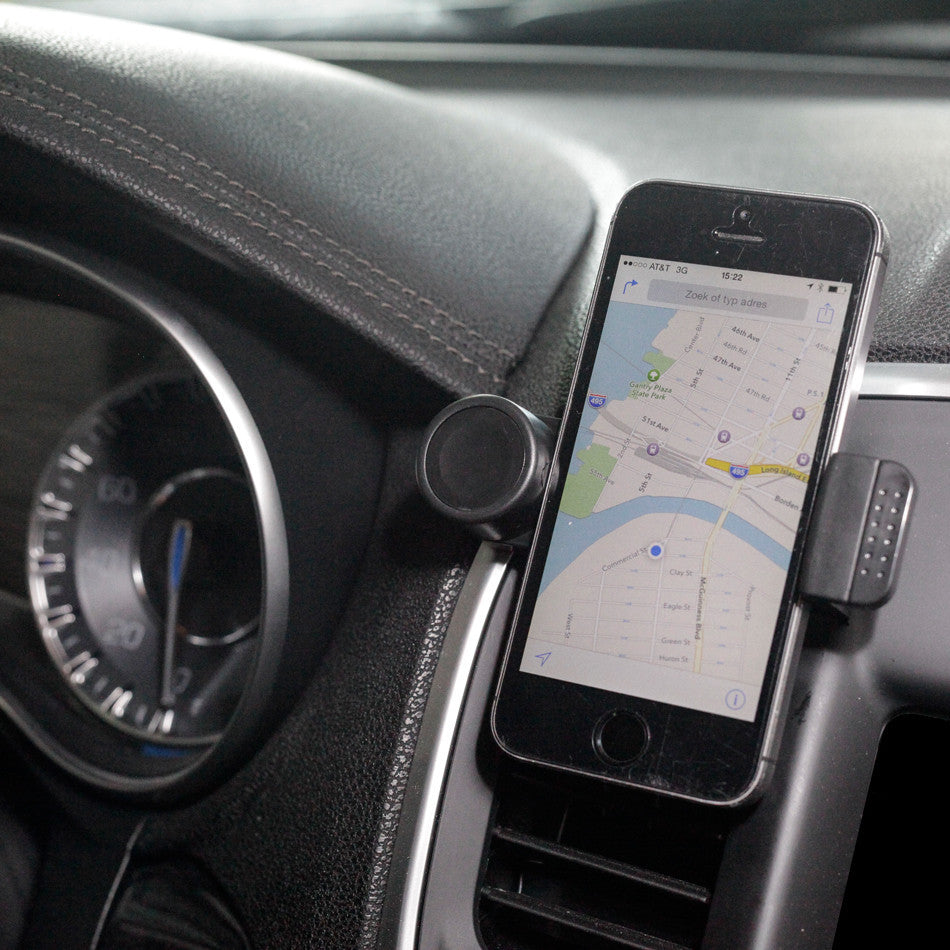 Universal Car Vent Phone Holder Mount - Hands-Free Adjustable Smartphone Cradle for Safe Driving - Perfect for GPS Navigation & Music Control
