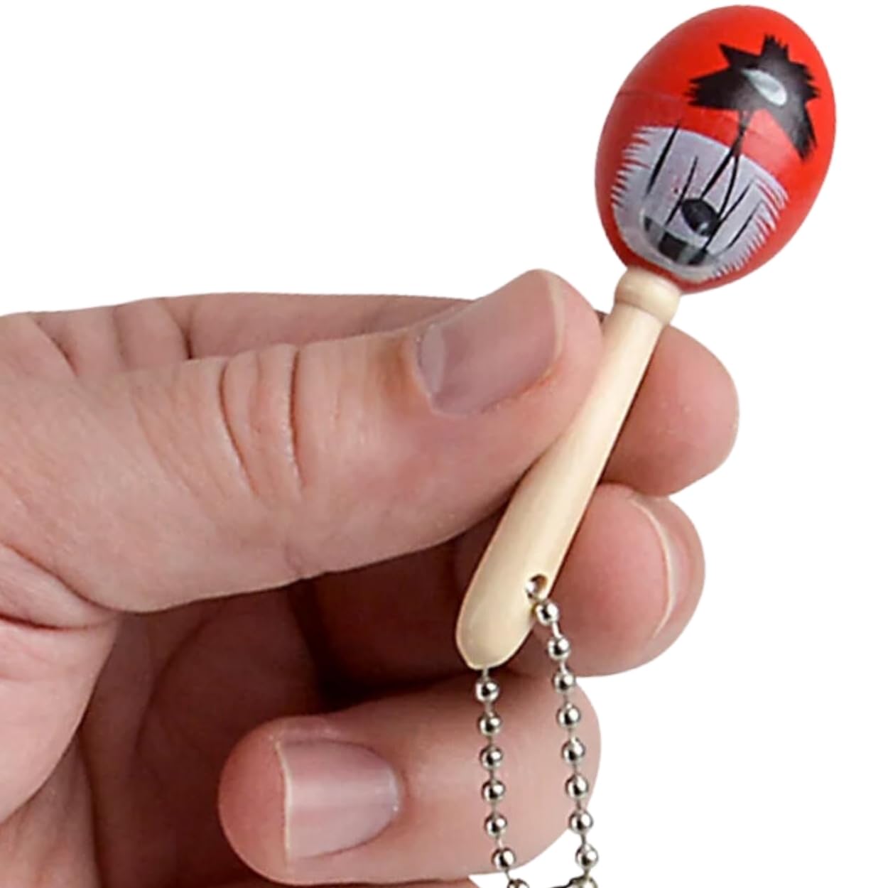 Rhode Island Novelty Mini Maraca Keychains - Pack of 12 Colorful Party Favors for Cinco de Mayo, Birthday Celebrations & Festive Events
